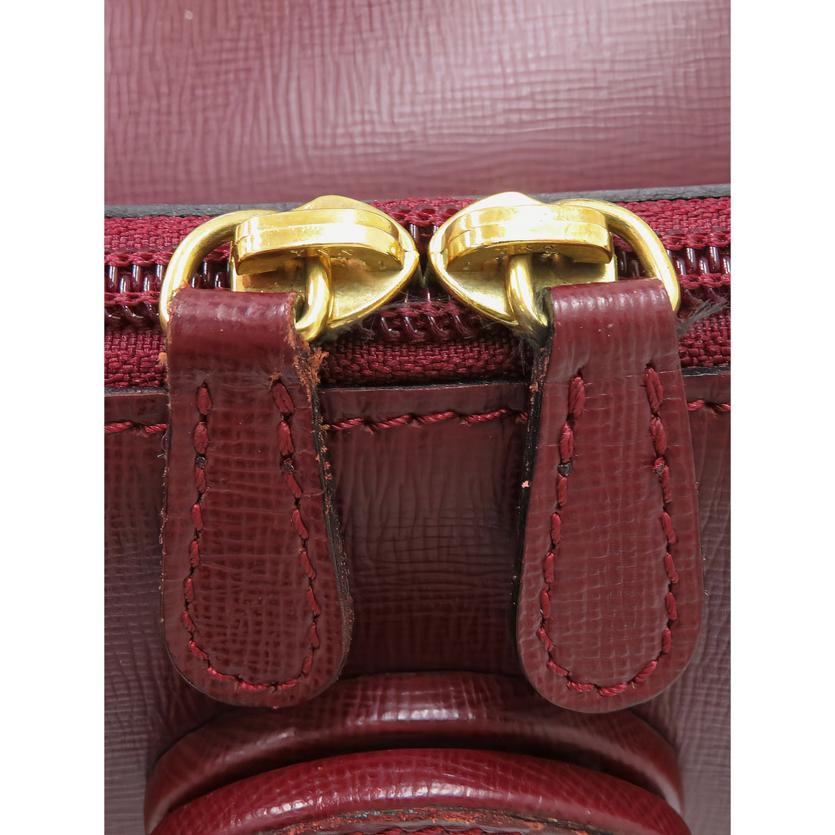 Cartier Leather Must De Cartier Backpack — Red