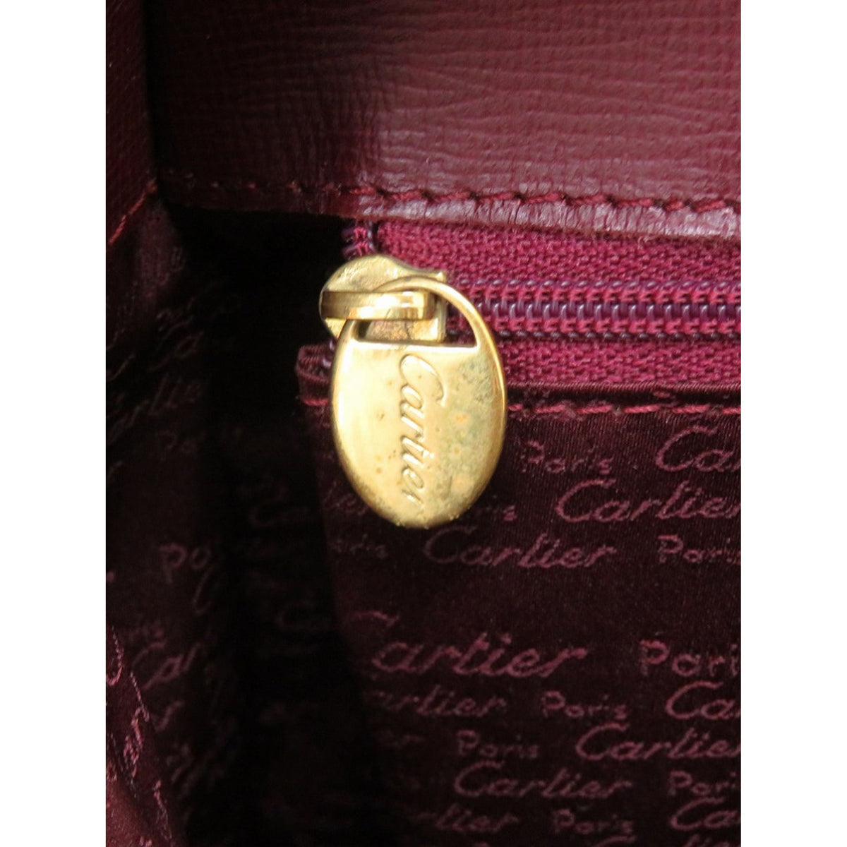 Cartier Leather Must De Cartier Backpack — Red
