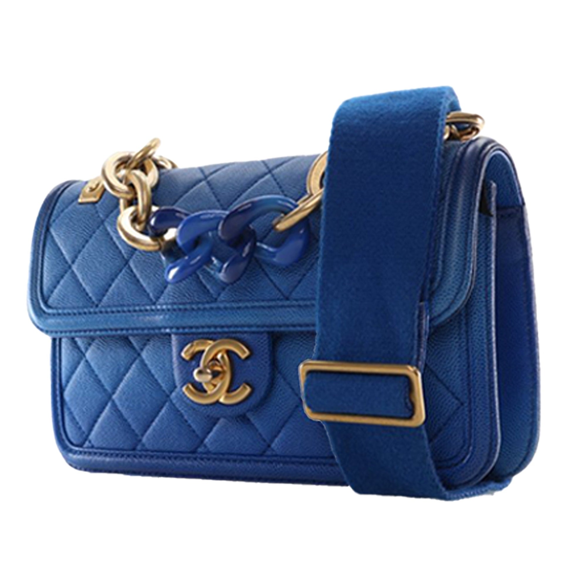 Chanel Small Quilted Caviar Sunset On The Sea Flap