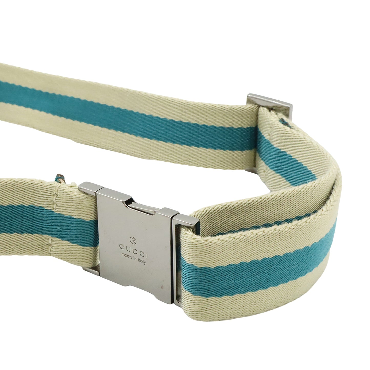 Gucci GG Canvas Web Double Pocket Belt Bag