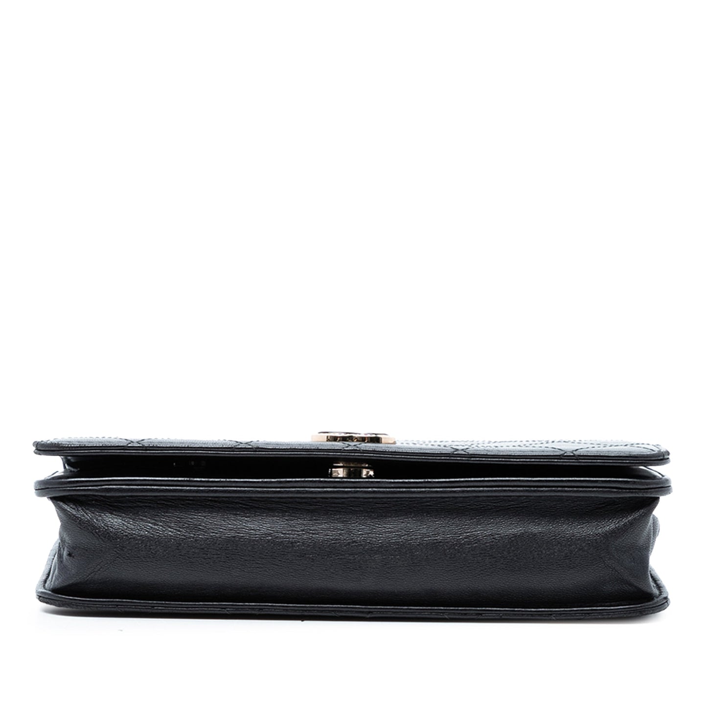 Chanel CC Stitched Calfskin Wallet on Chain