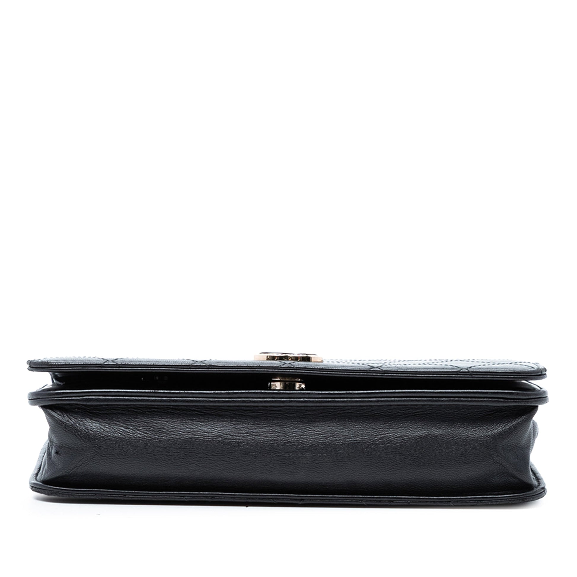 Chanel CC Stitched Calfskin Wallet on Chain