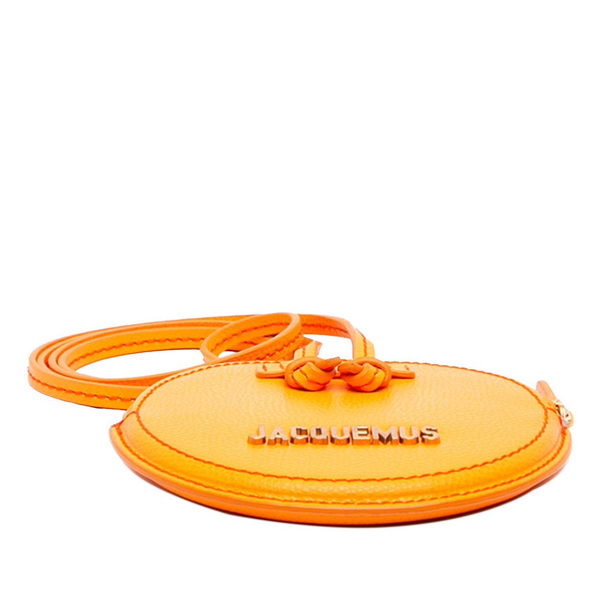 Jacquemus Leather Le Pitchou Coin Purse on Strap