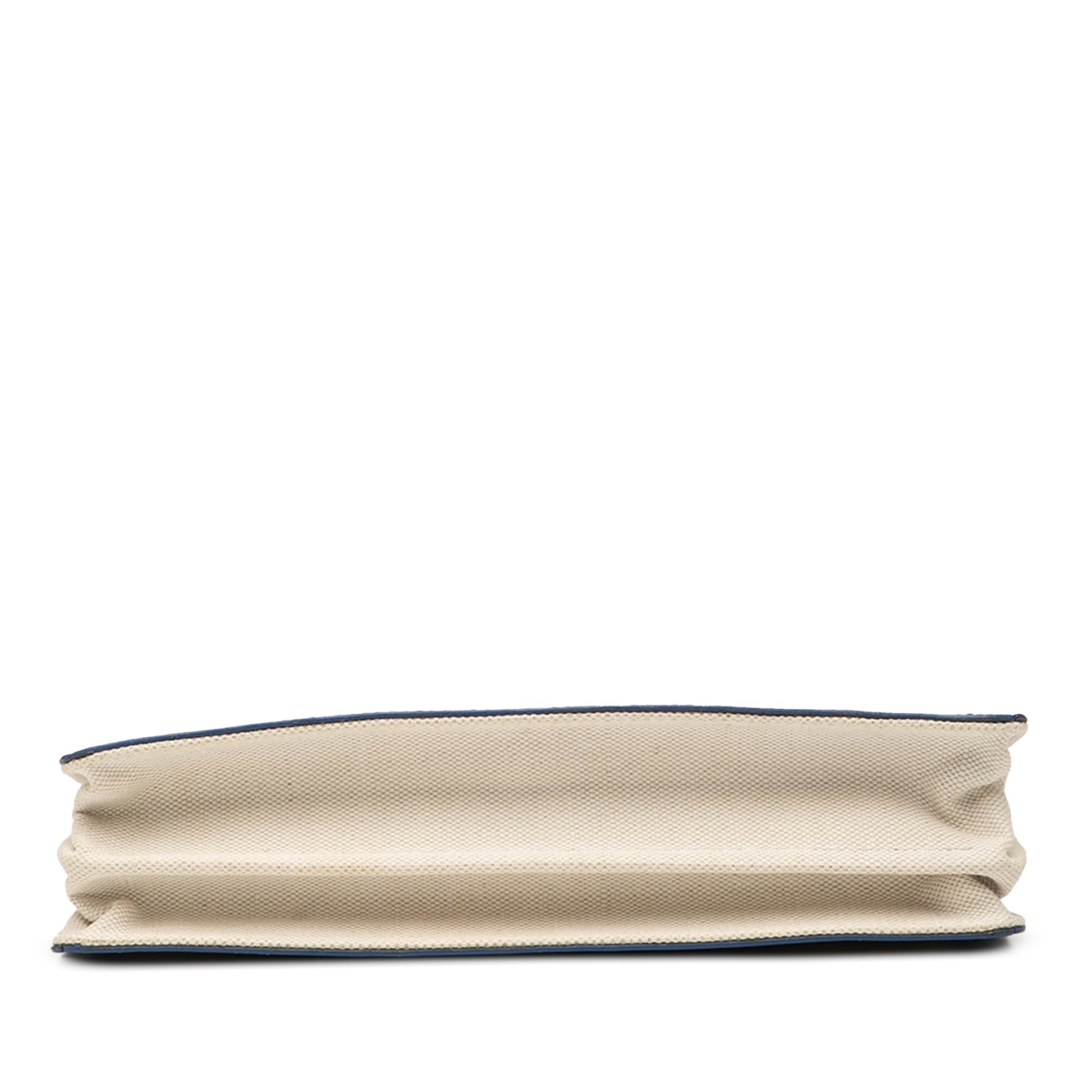 Balenciaga Canvas Navy Pochette Crossbody