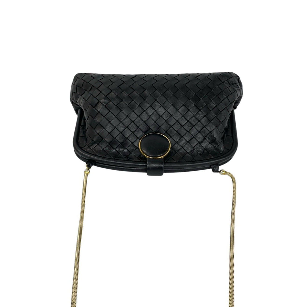 Bottega Veneta Nappa Intrecciato Chain Crossbody