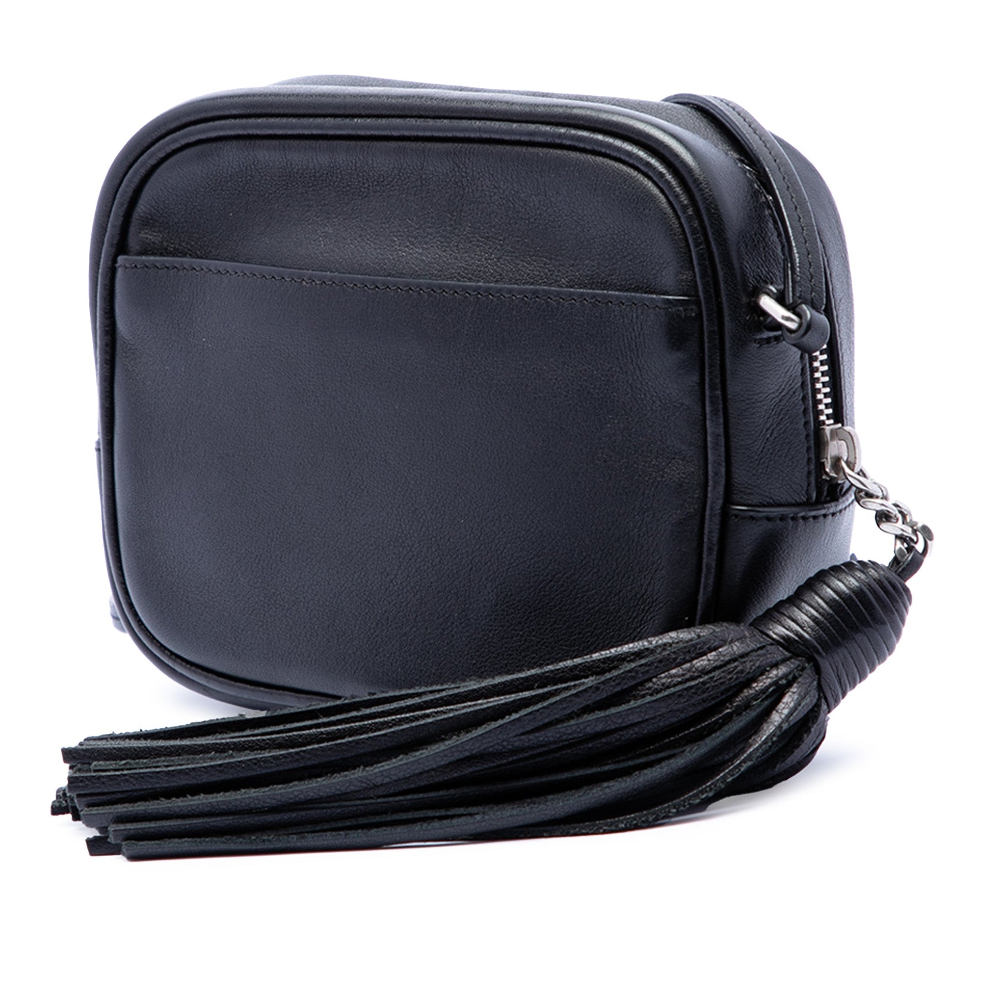 Saint Laurent Studded Calfskin Monogram Heart Blogger Crossbody