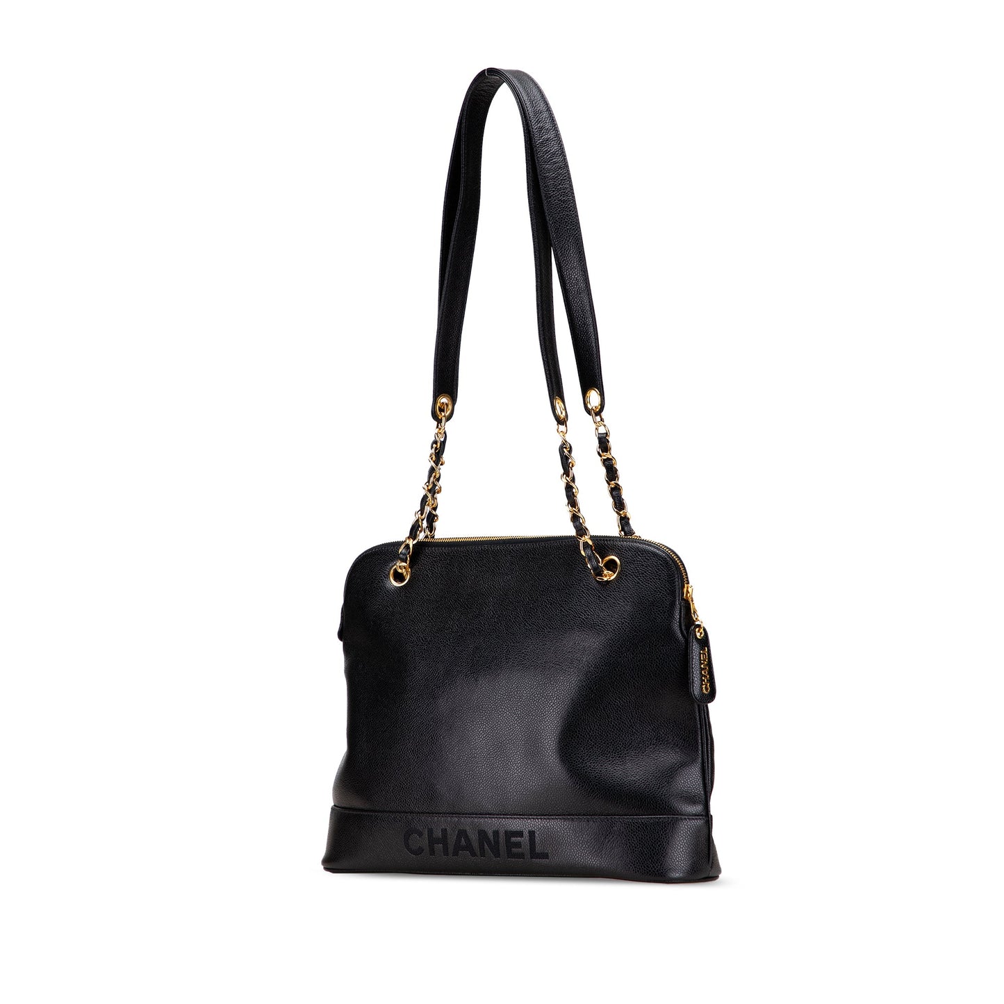 Chanel Caviar Logo Shoulder Bag