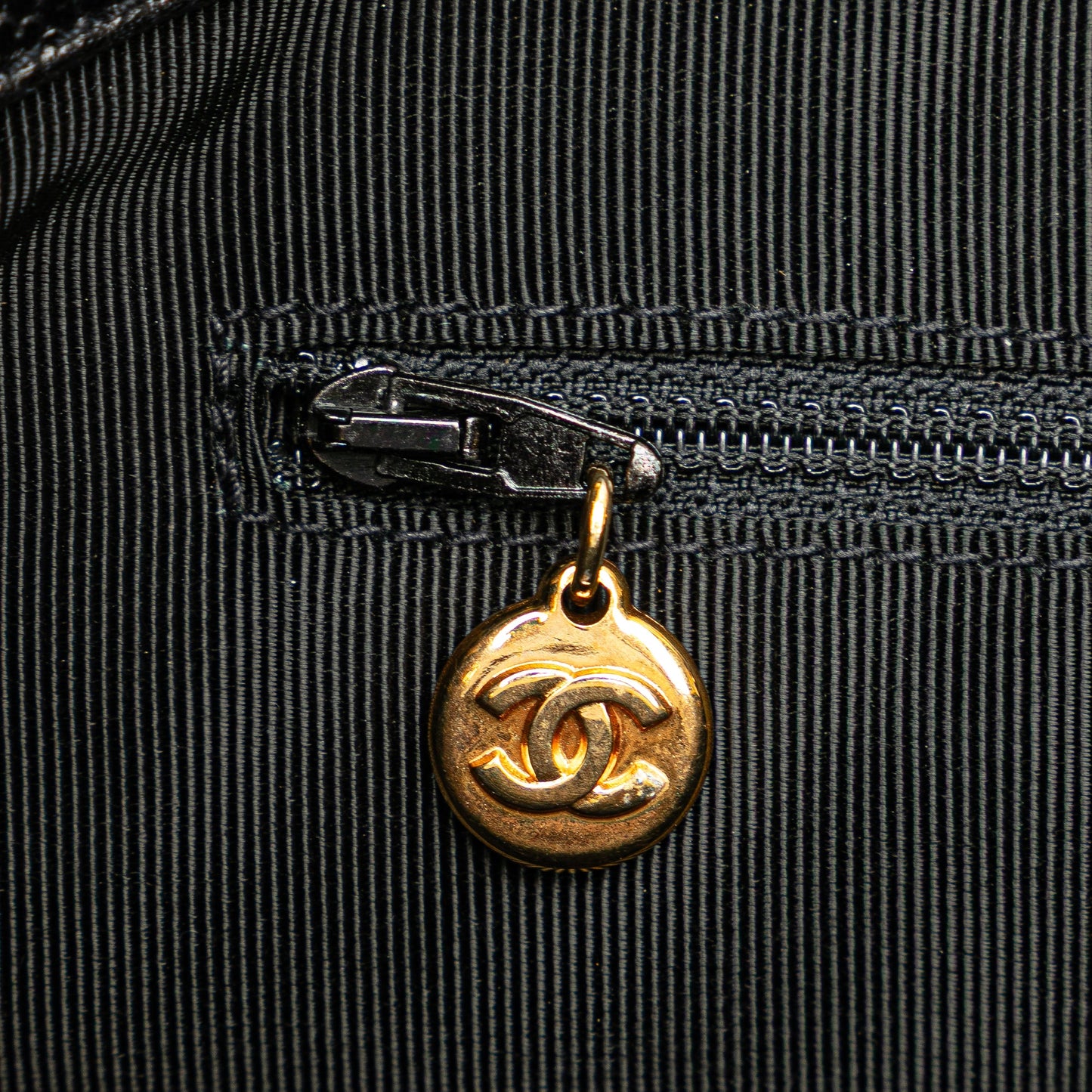Chanel Caviar Logo Shoulder Bag