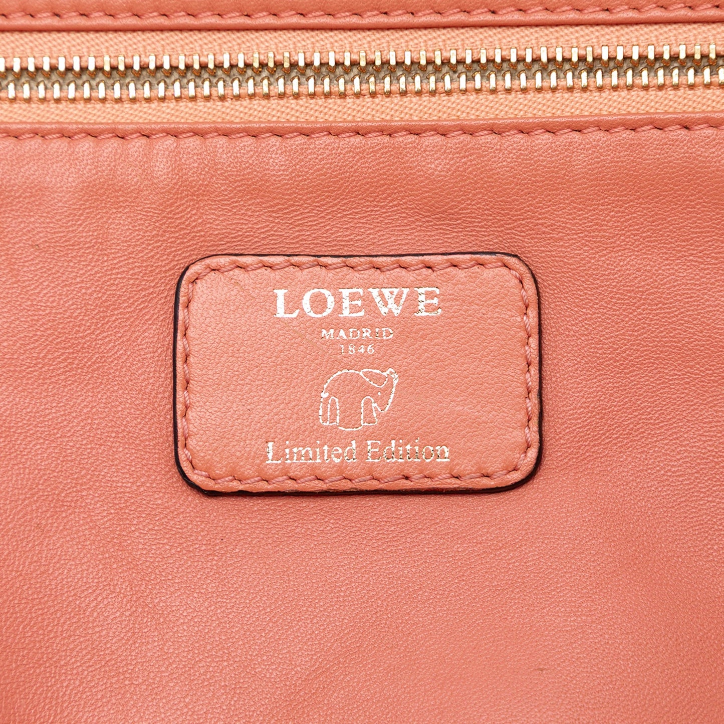 LOEWE Limited Edition Leather Bull Charm Amazona 36