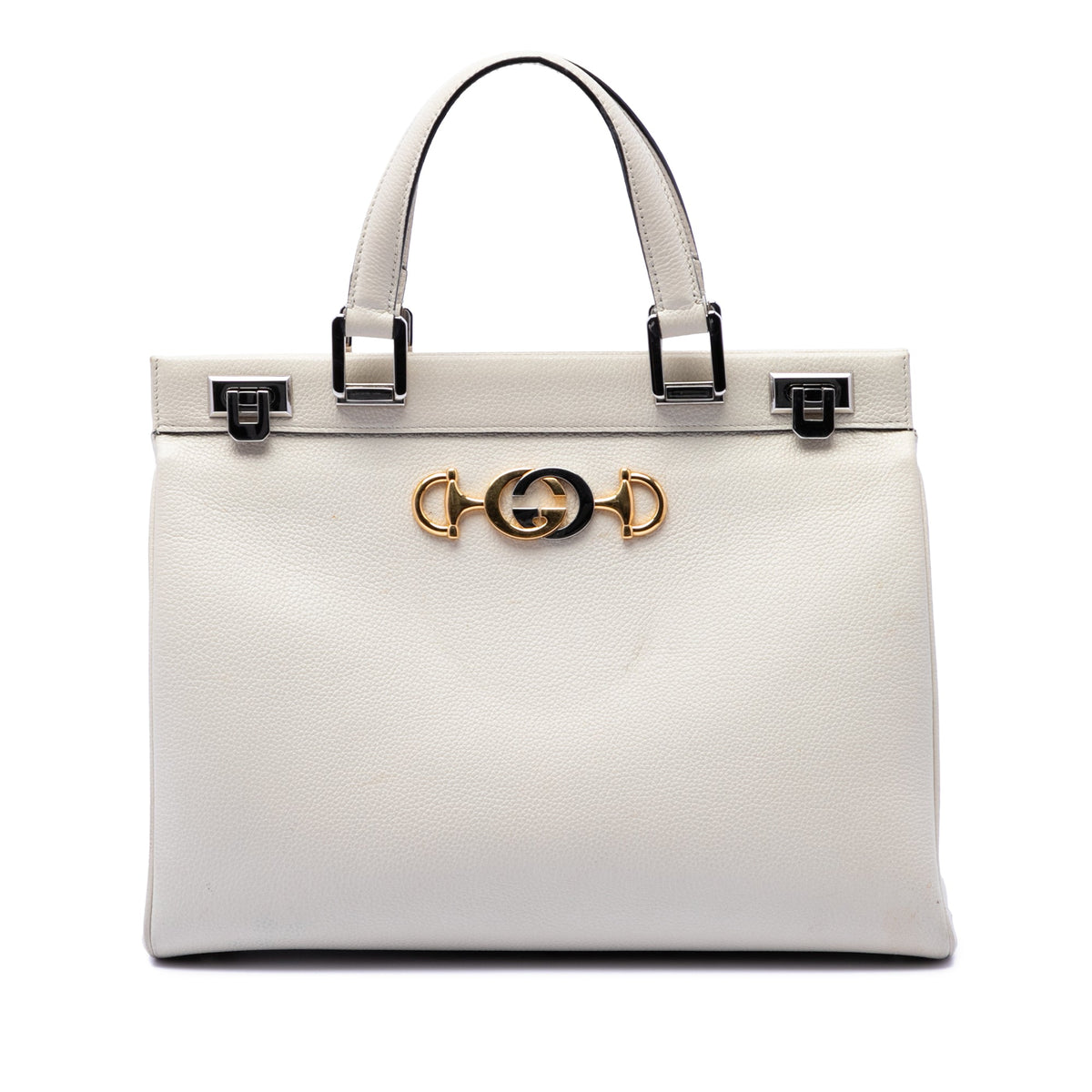 Gucci Medium Calfskin Zumi Top Handle Bag