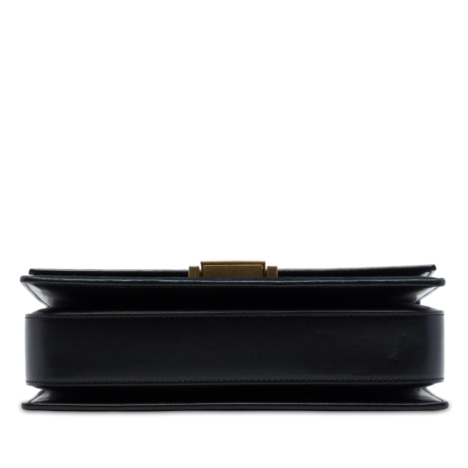 Saint Laurent Medium Calfskin and Leopard Printed Suede Bellechasse Bag