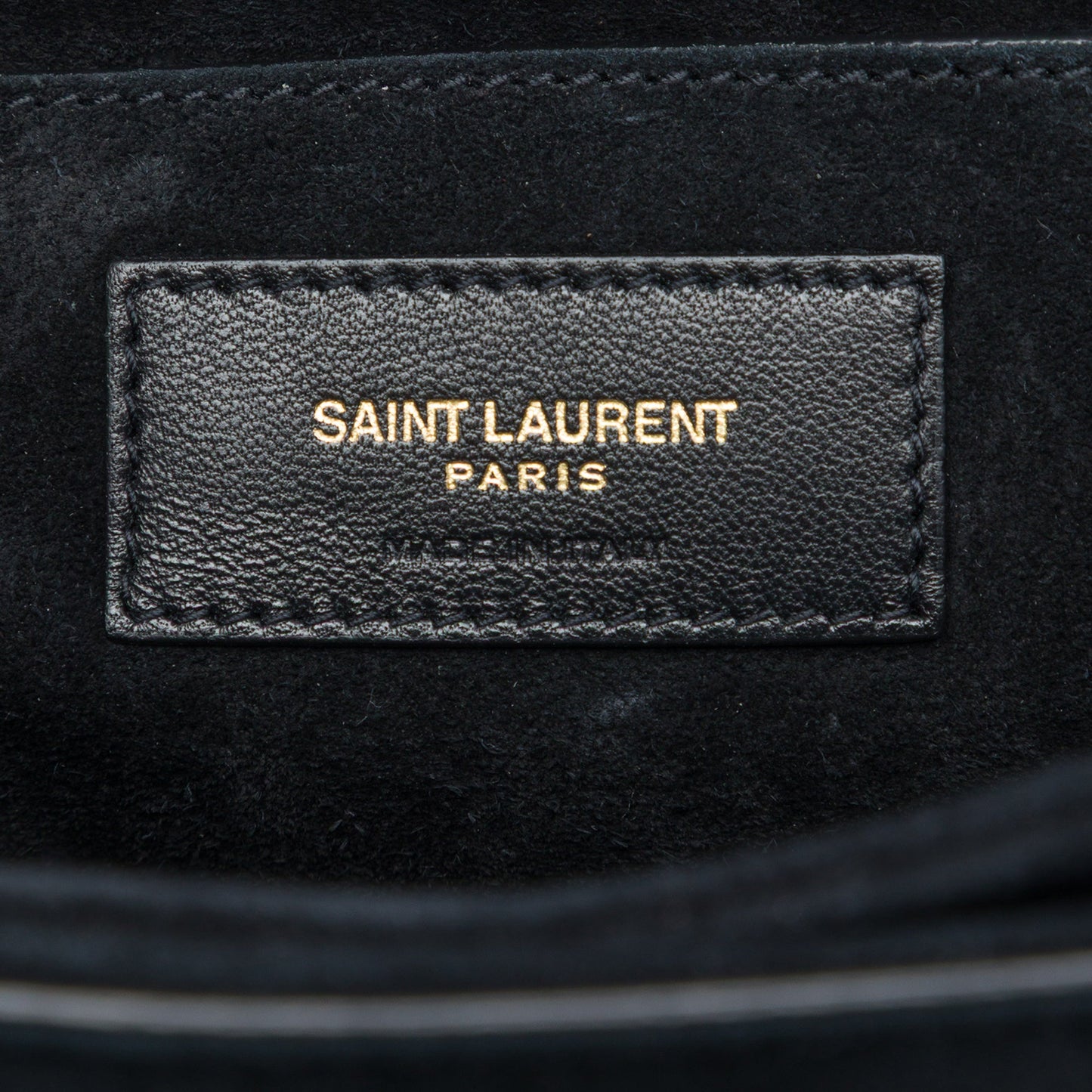 Saint Laurent Medium Calfskin and Leopard Printed Suede Bellechasse Bag