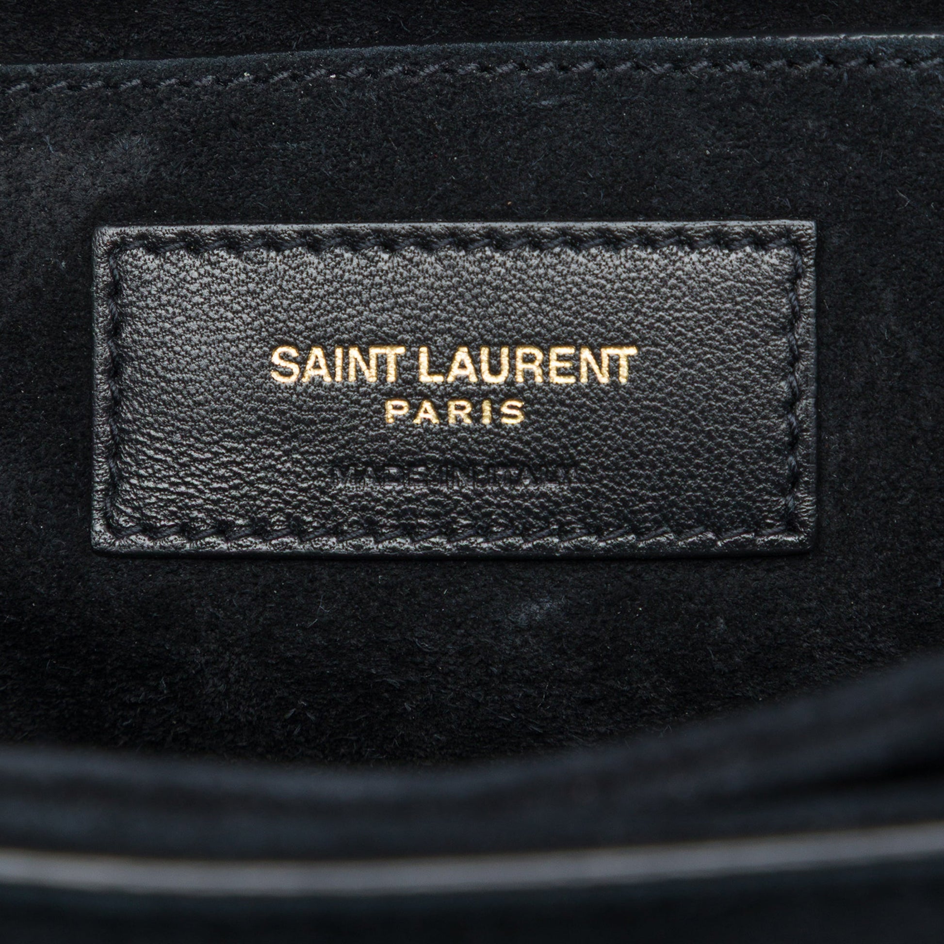 Saint Laurent Medium Calfskin and Leopard Printed Suede Bellechasse Bag