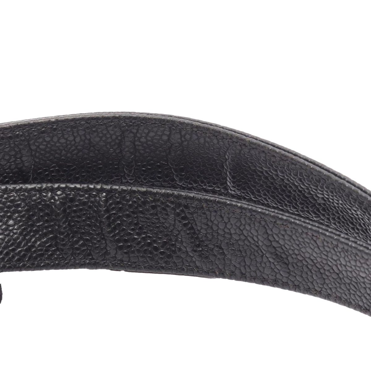 Chanel Caviar CC Tote — Black