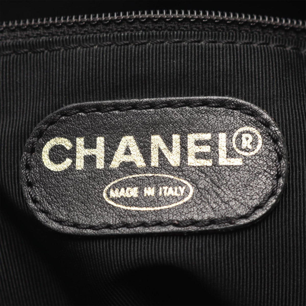 Chanel Caviar CC Tote — Black