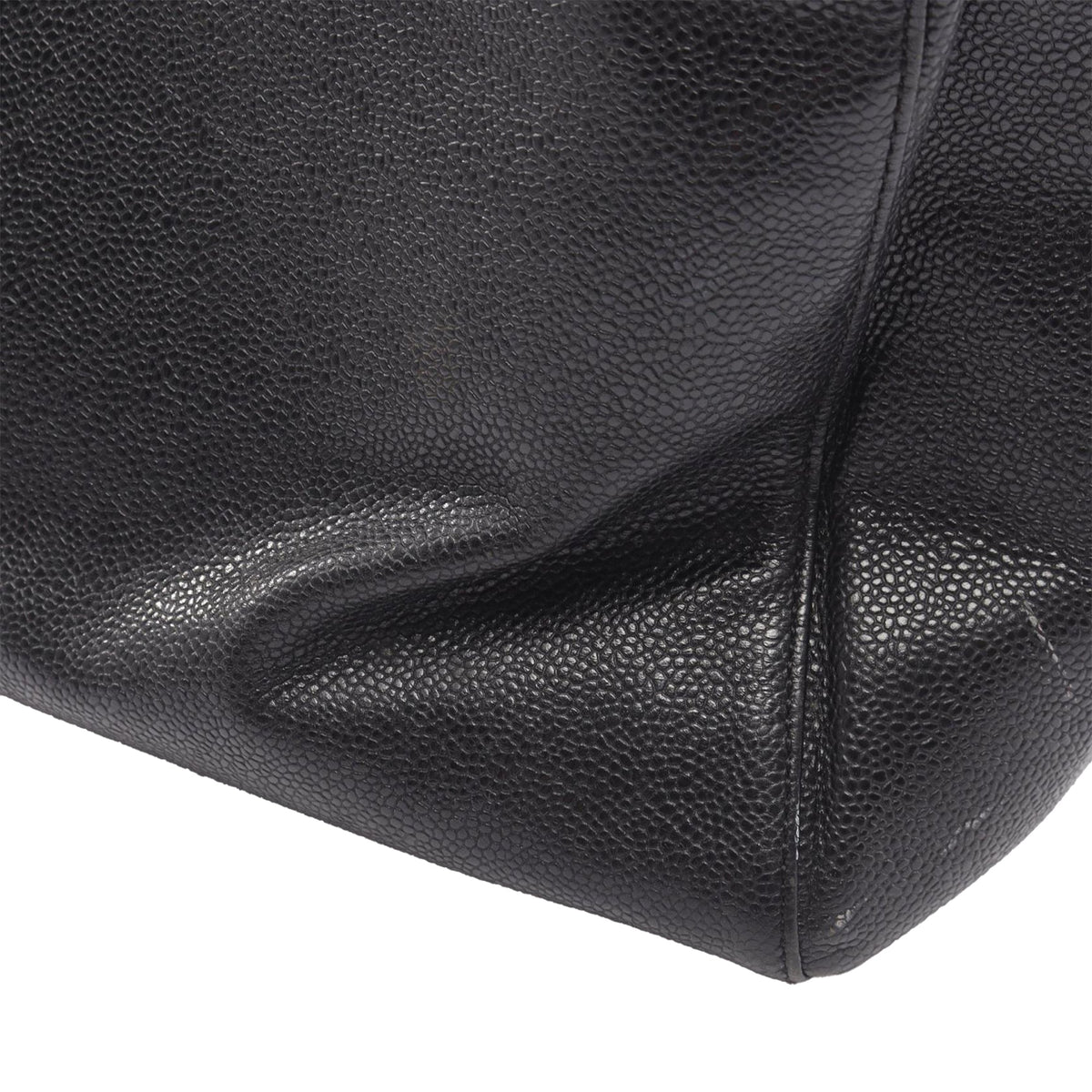 Chanel Caviar CC Tote — Black