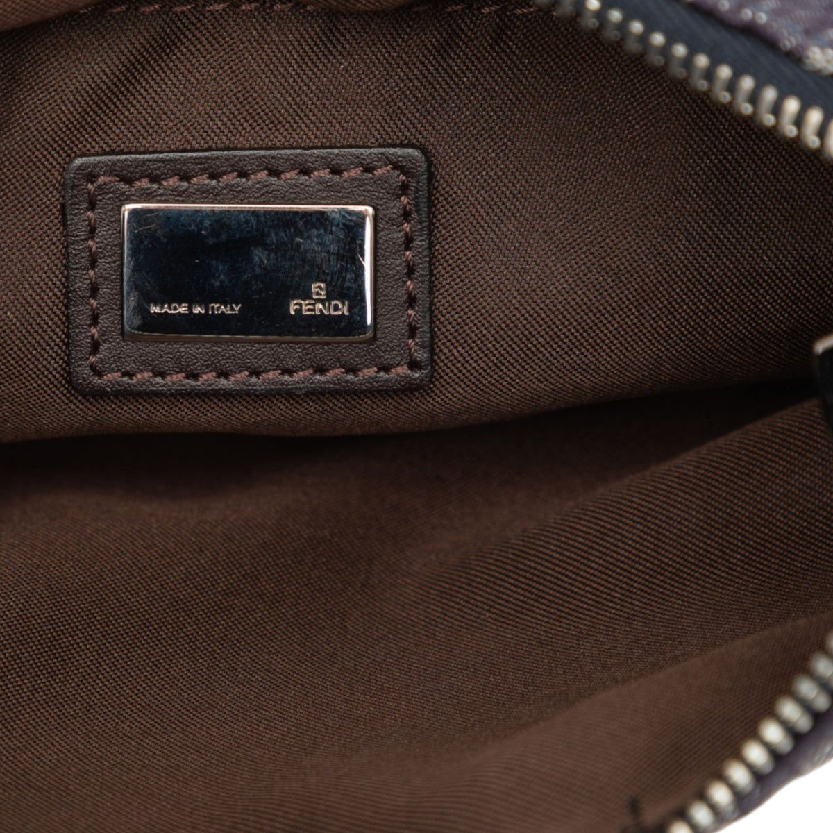 Fendi Zucchino Denim Crossbody