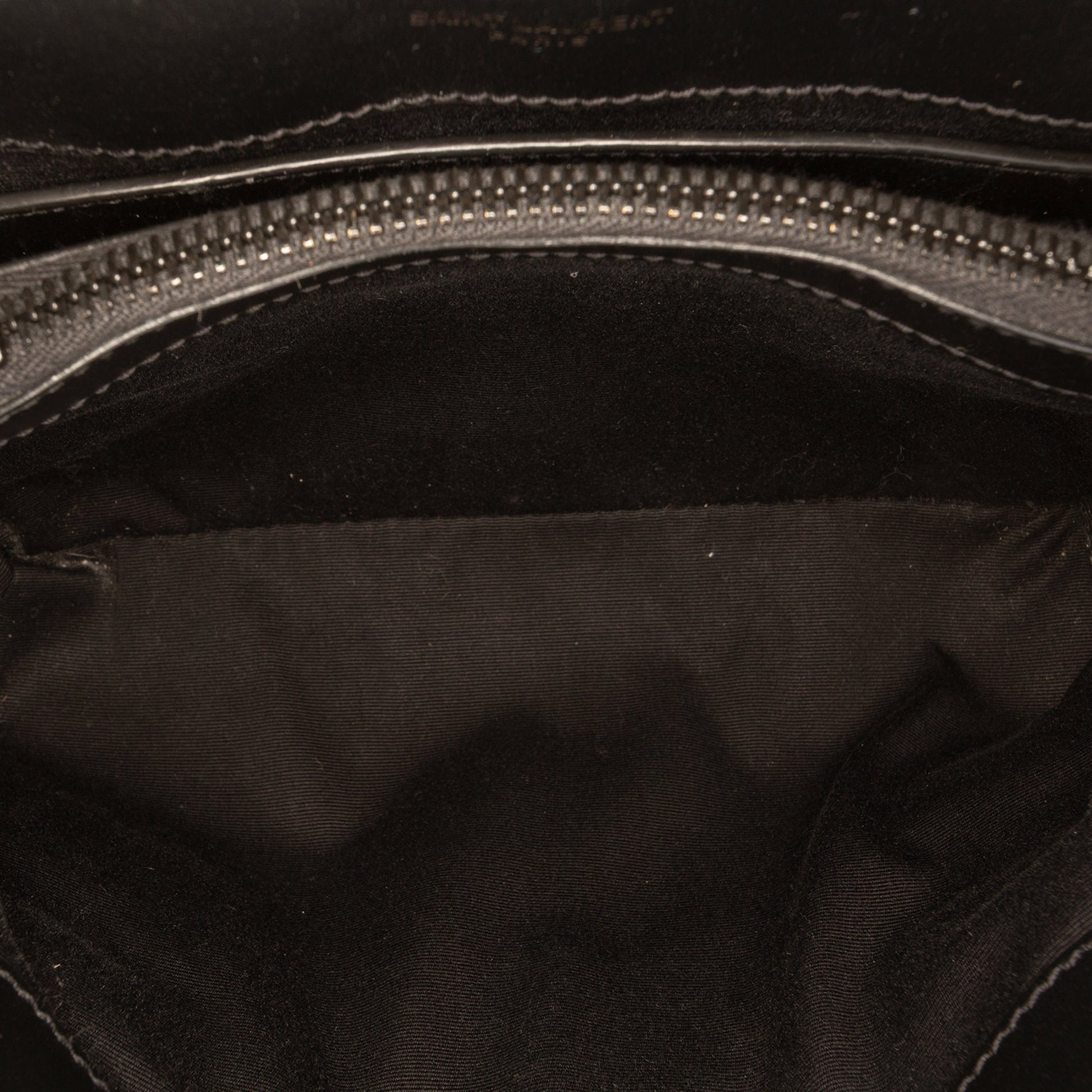 Saint Laurent Small Matelasse Calfskin Monogram Monochrome LouLou Shoulder Bag