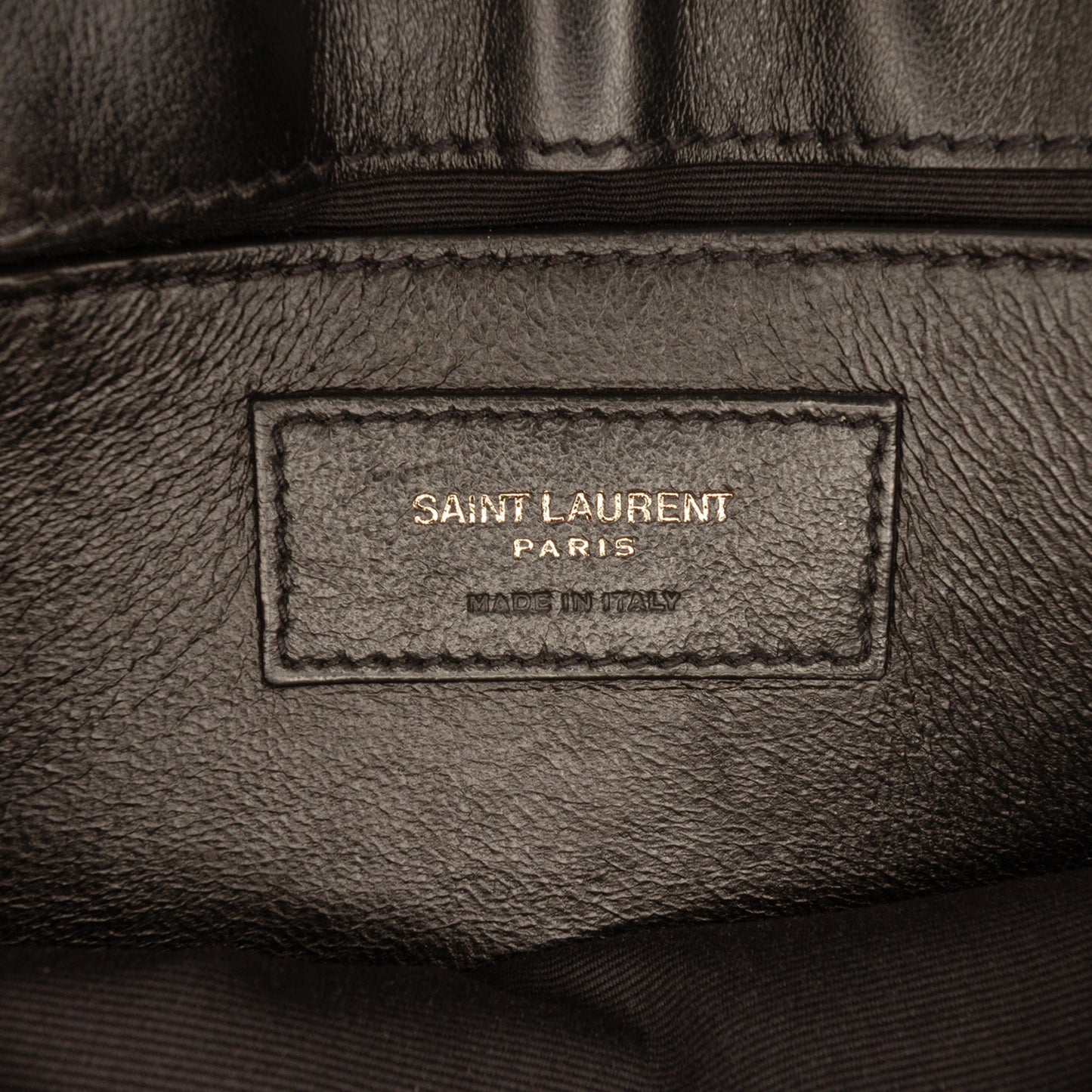 Saint Laurent Small Matelasse Calfskin Monogram Monochrome LouLou Shoulder Bag