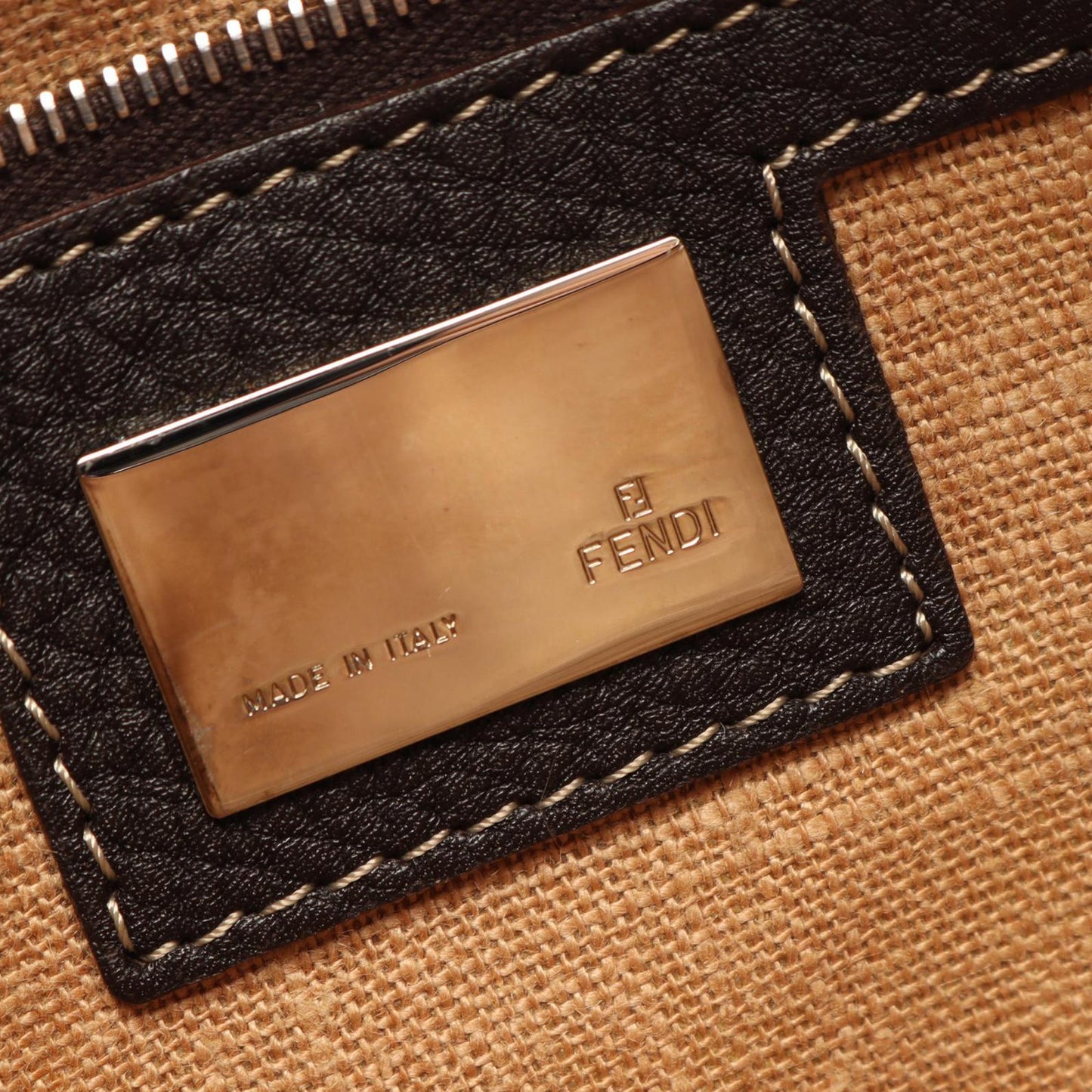 Fendi Zucca Canvas Selleria Crossbody