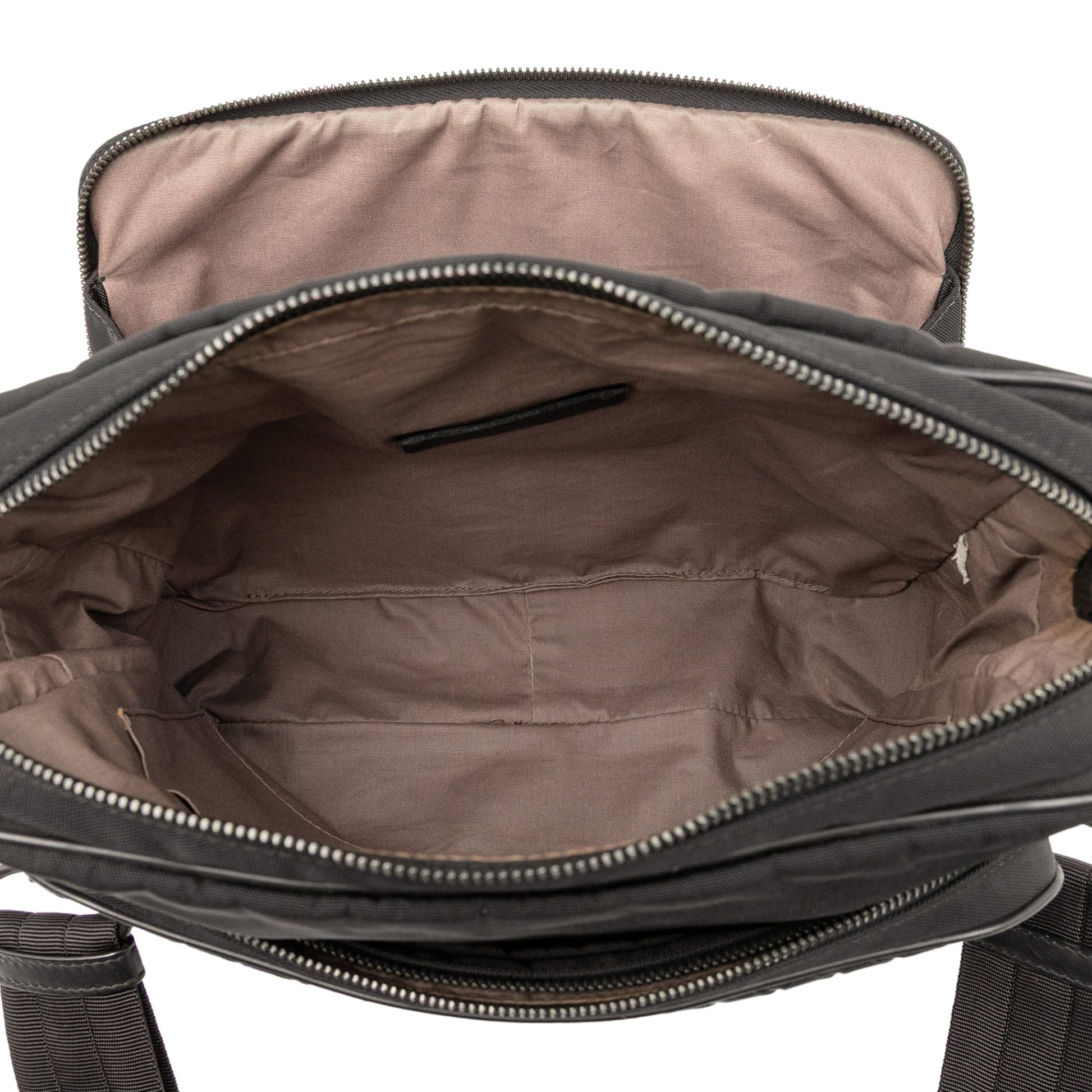 Bottega Veneta Nappa Intrecciato Trimmed Canvas Messenger Bag