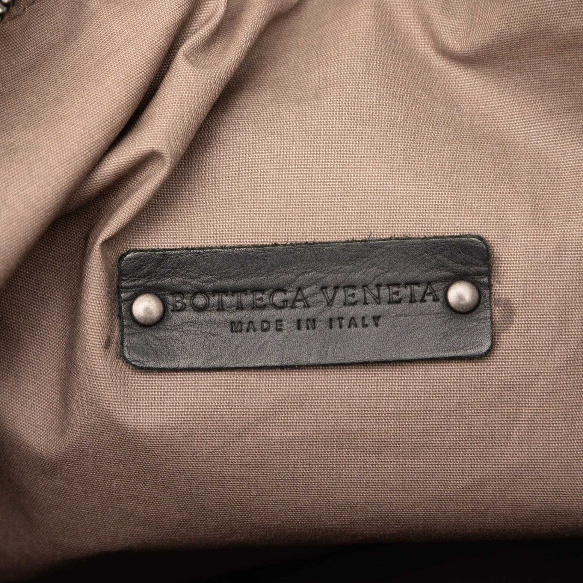 Bottega Veneta Nappa Intrecciato Trimmed Canvas Messenger Bag