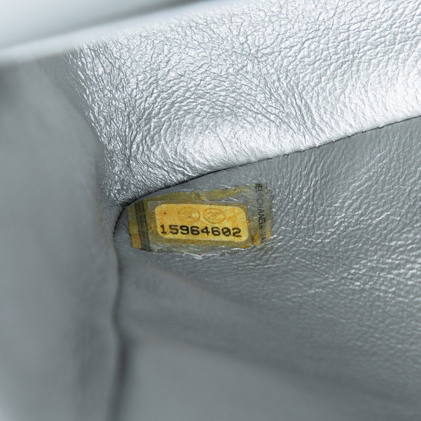 Medium Classic Iridescent Lambskin Double Flap