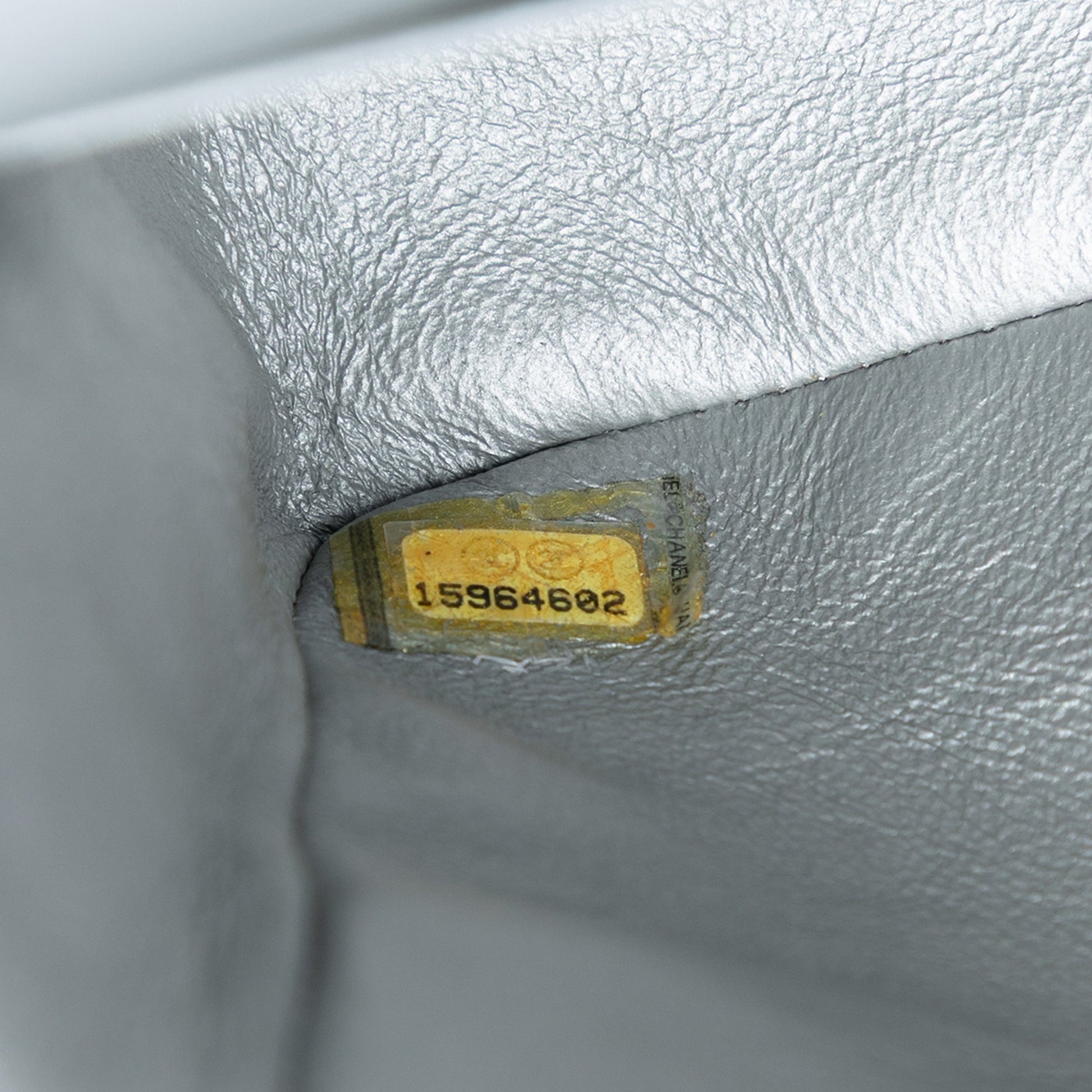 Medium Classic Iridescent Lambskin Double Flap