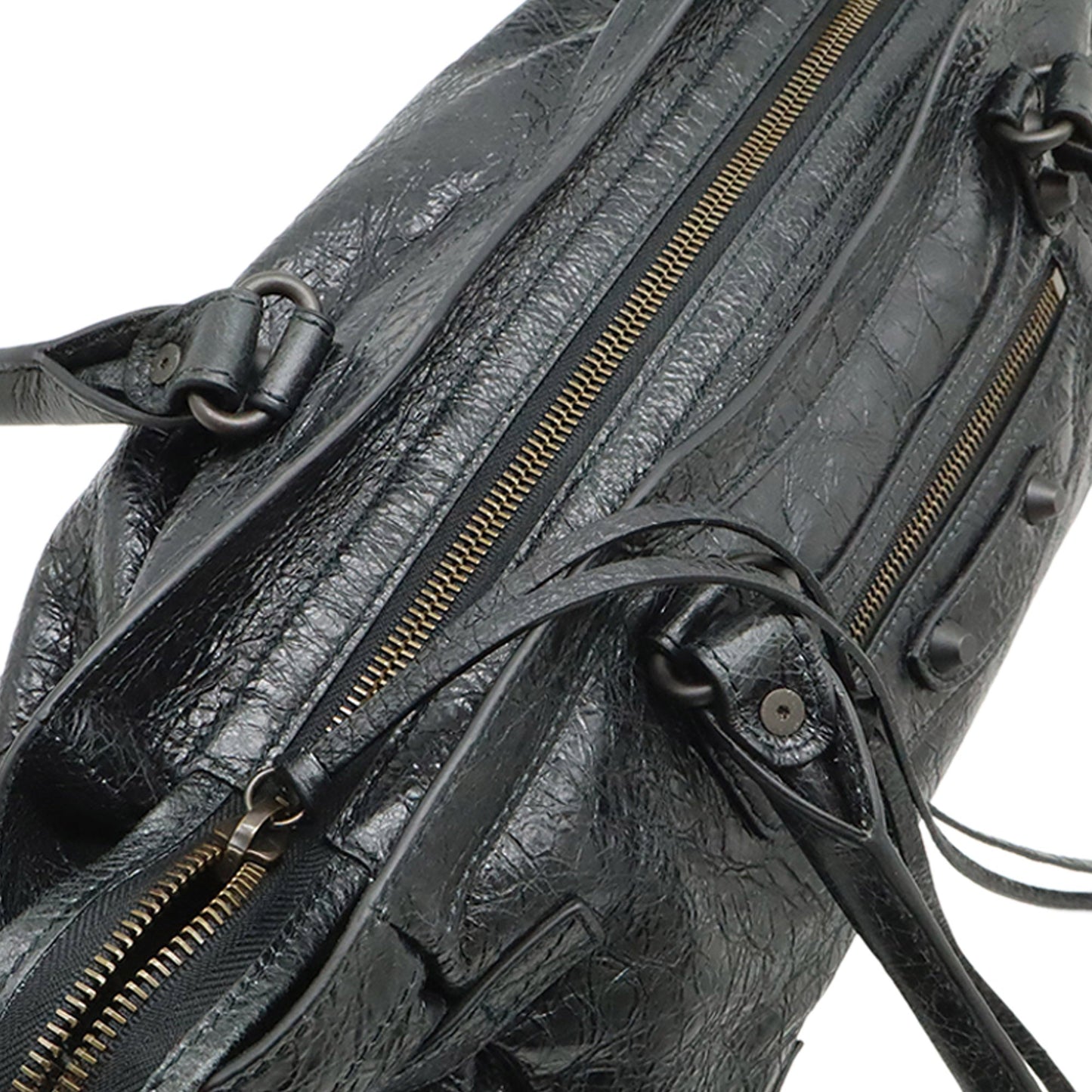 Balenciaga Lambskin Le City East West Shoulder Bag