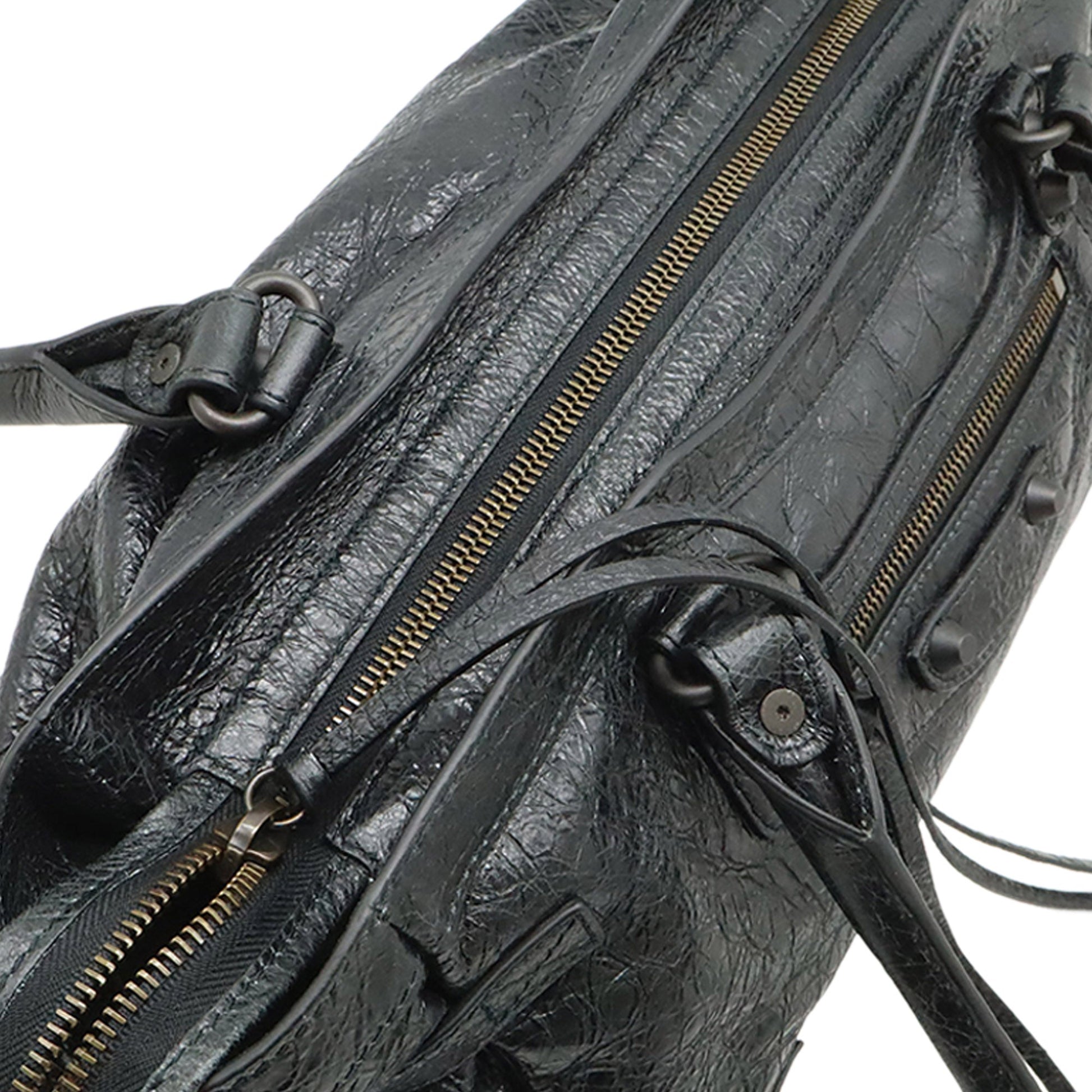 Balenciaga Lambskin Le City East West Shoulder Bag
