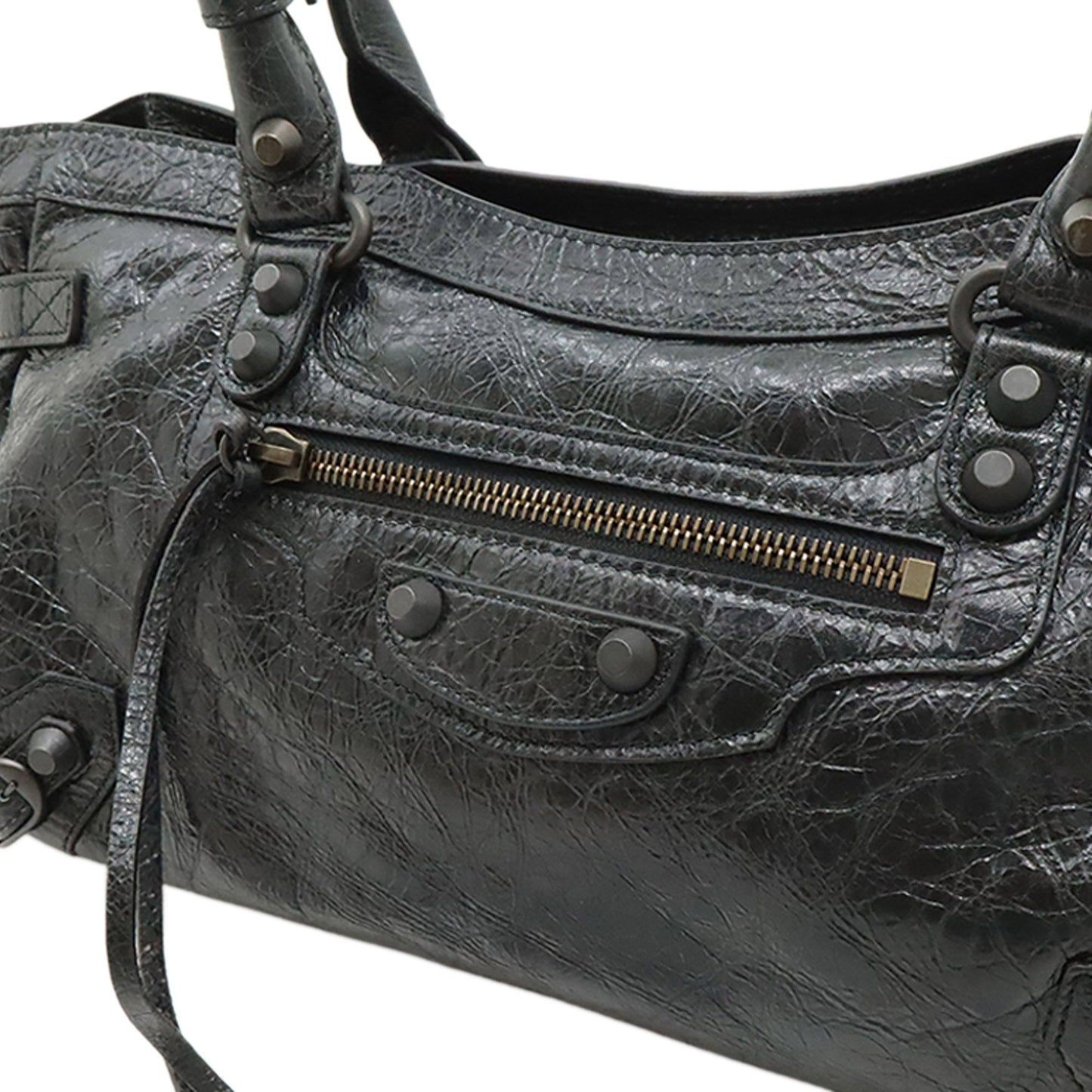 Balenciaga Lambskin Le City East West Shoulder Bag