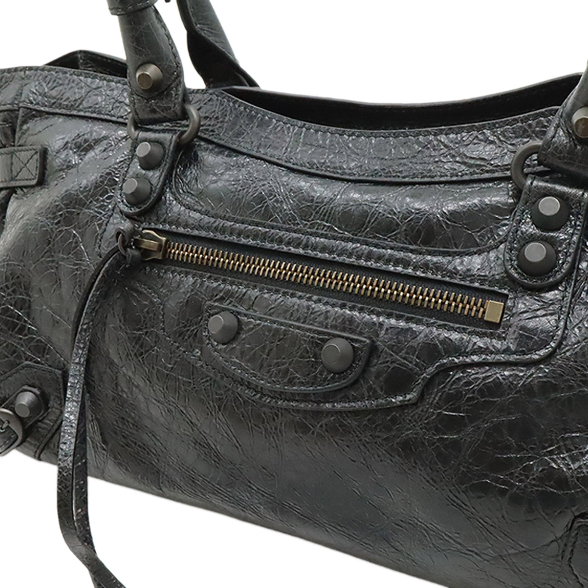 Balenciaga Lambskin Le City East West Shoulder Bag