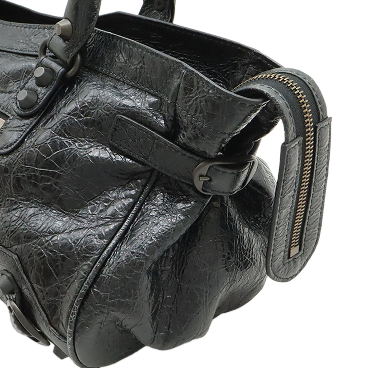 Balenciaga Lambskin Le City East West Shoulder Bag
