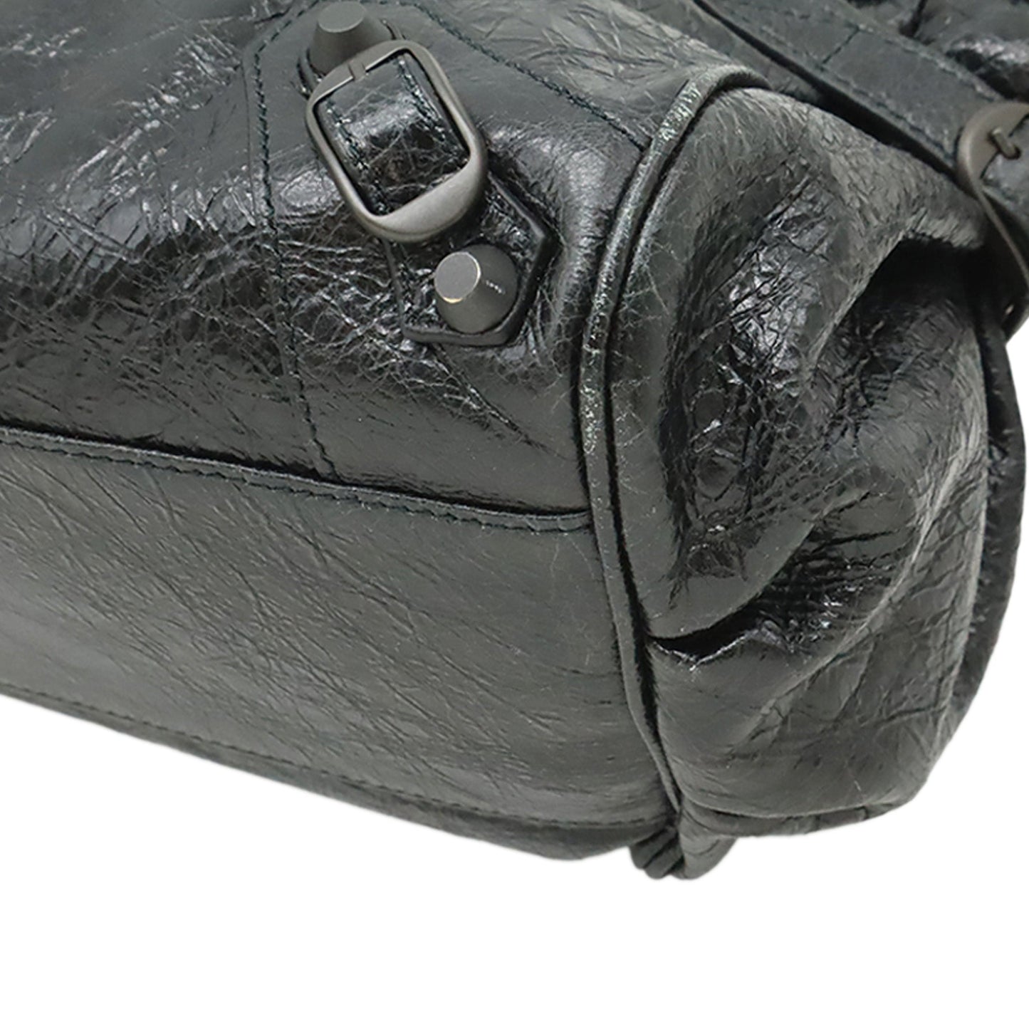 Balenciaga Lambskin Le City East West Shoulder Bag