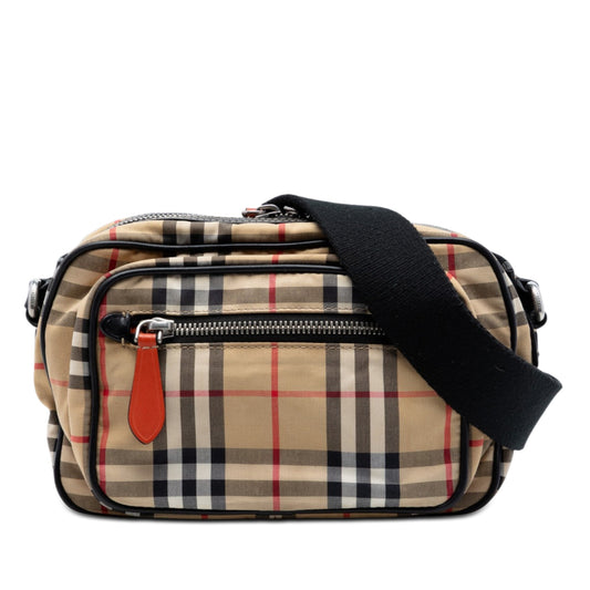 Burberry House Check Canvas Paddy Crossbody