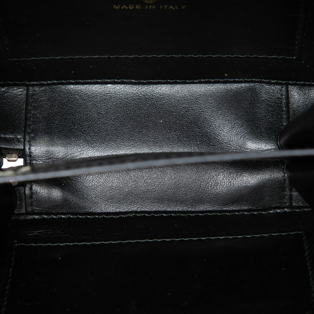 Chanel Caviar CC Filigree Vanity Clutch with Chain