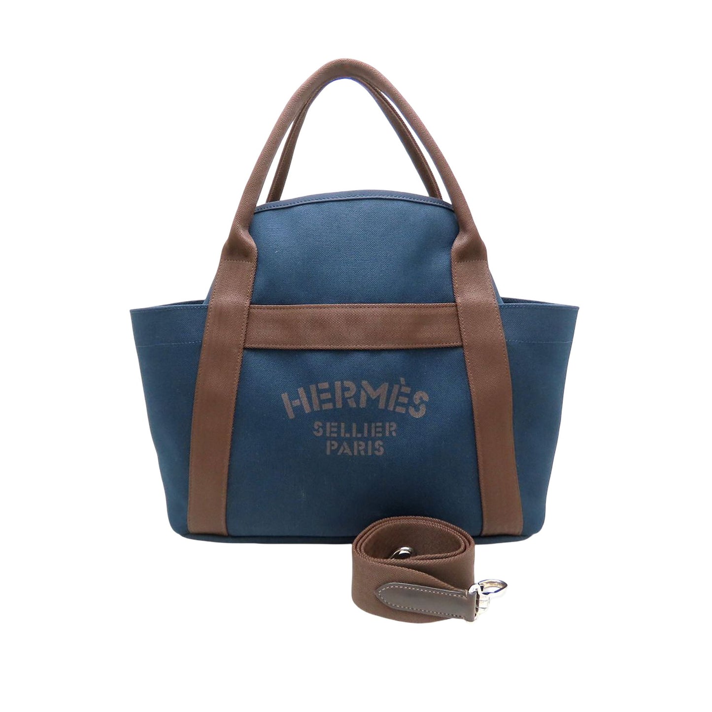 Hermès Toile Sac de Pansage Grooming Bag