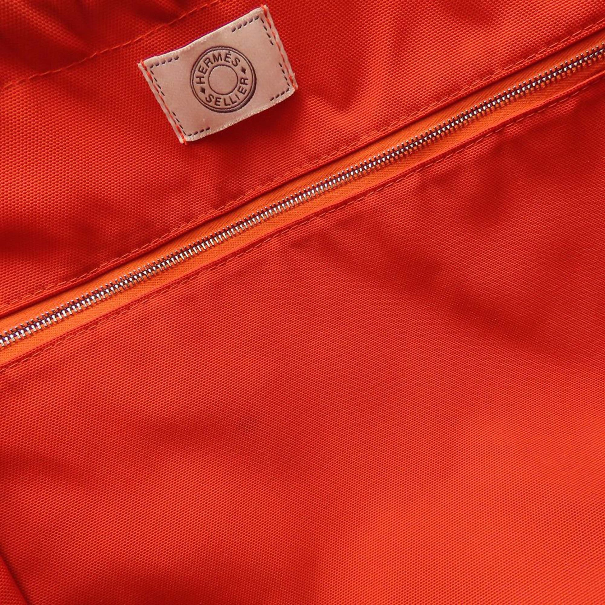 Hermès Toile Sac de Pansage Grooming Bag