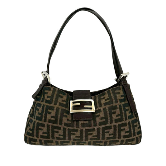Fendi Zucca Canvas Shoulder Bag