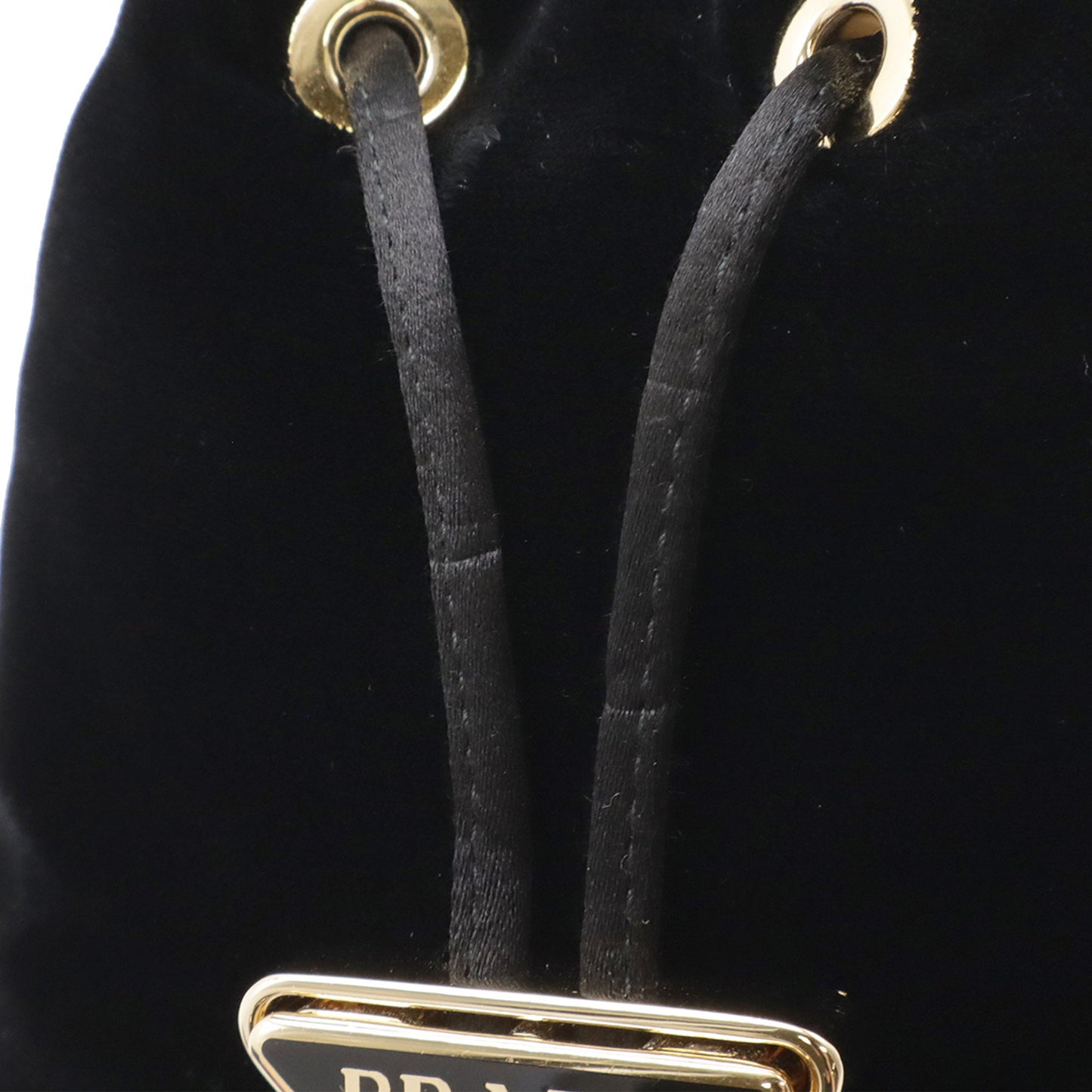 Prada Mini Velluto Drawstring Pouch