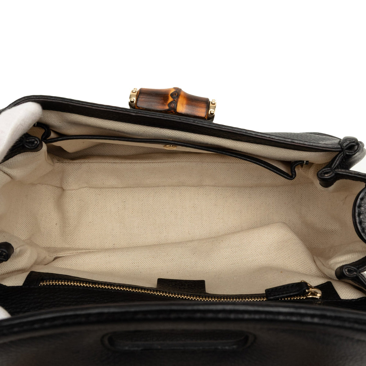 Gucci Medium Calfskin New Bamboo Satchel