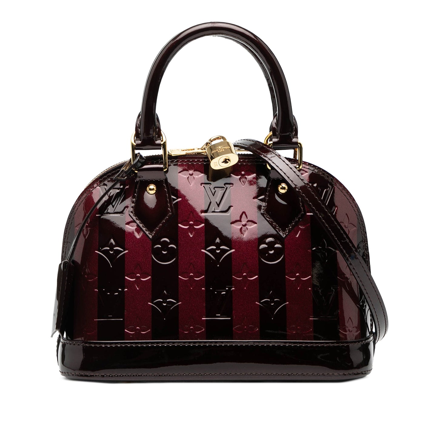 Louis Vuitton Monogram Rayures Vernis Alma BB