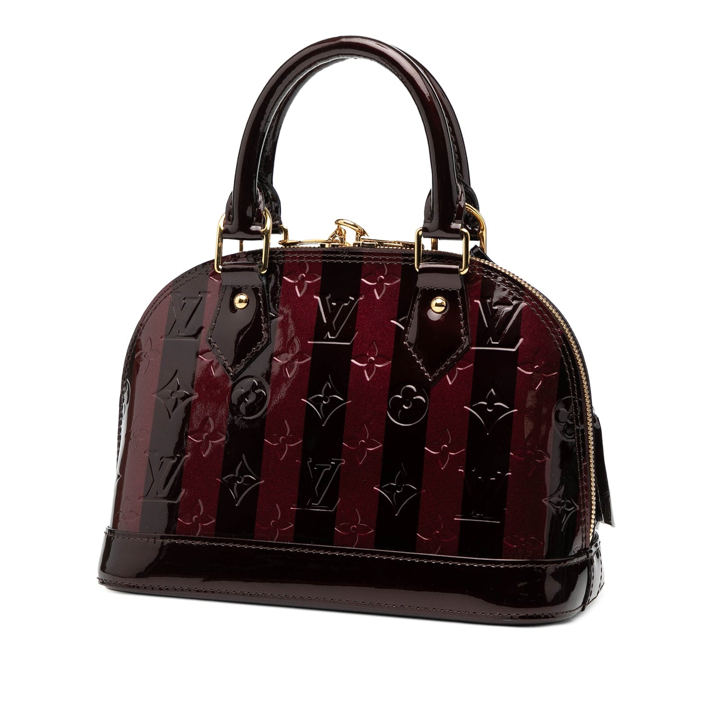 Louis Vuitton Monogram Rayures Vernis Alma BB