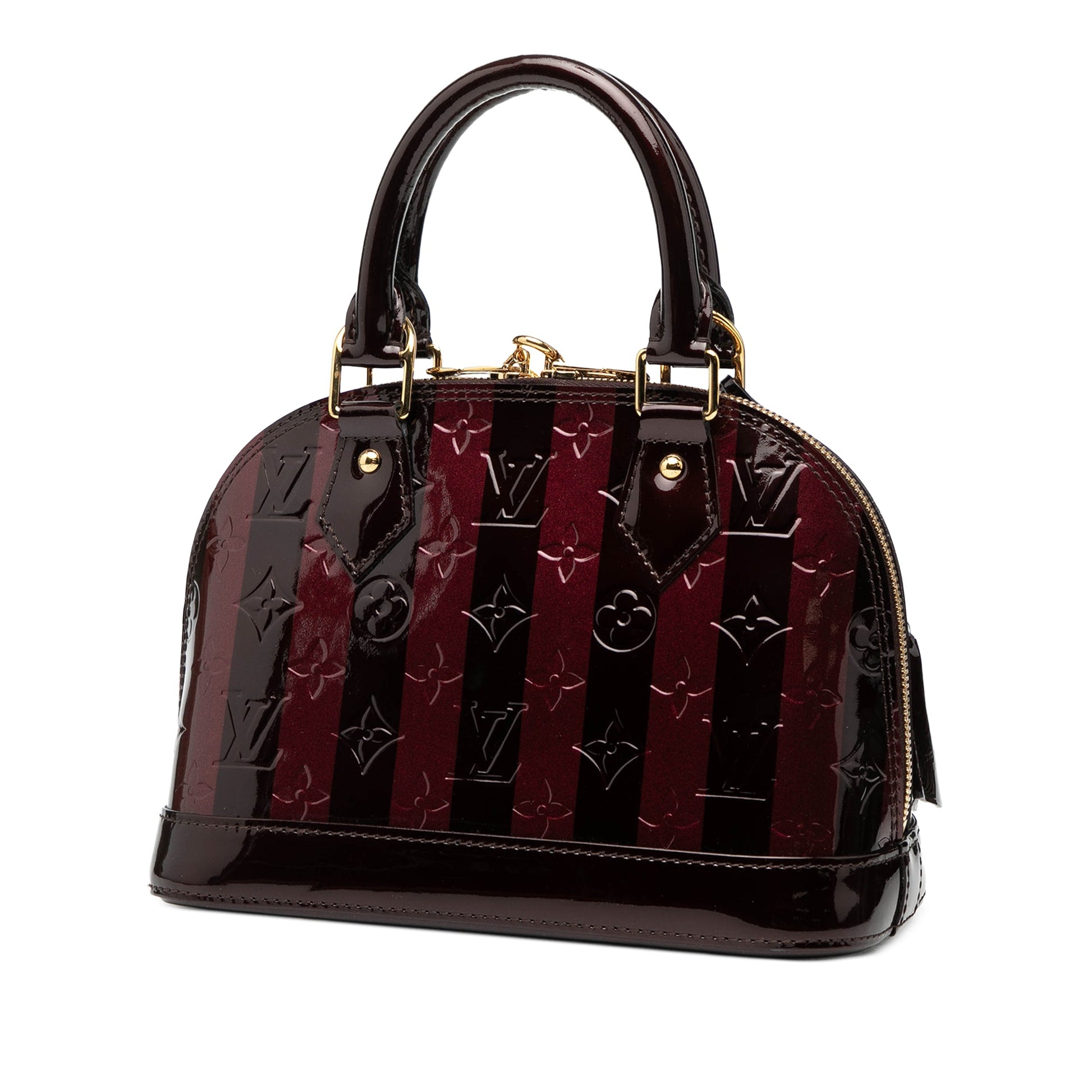 Louis Vuitton Monogram Rayures Vernis Alma BB