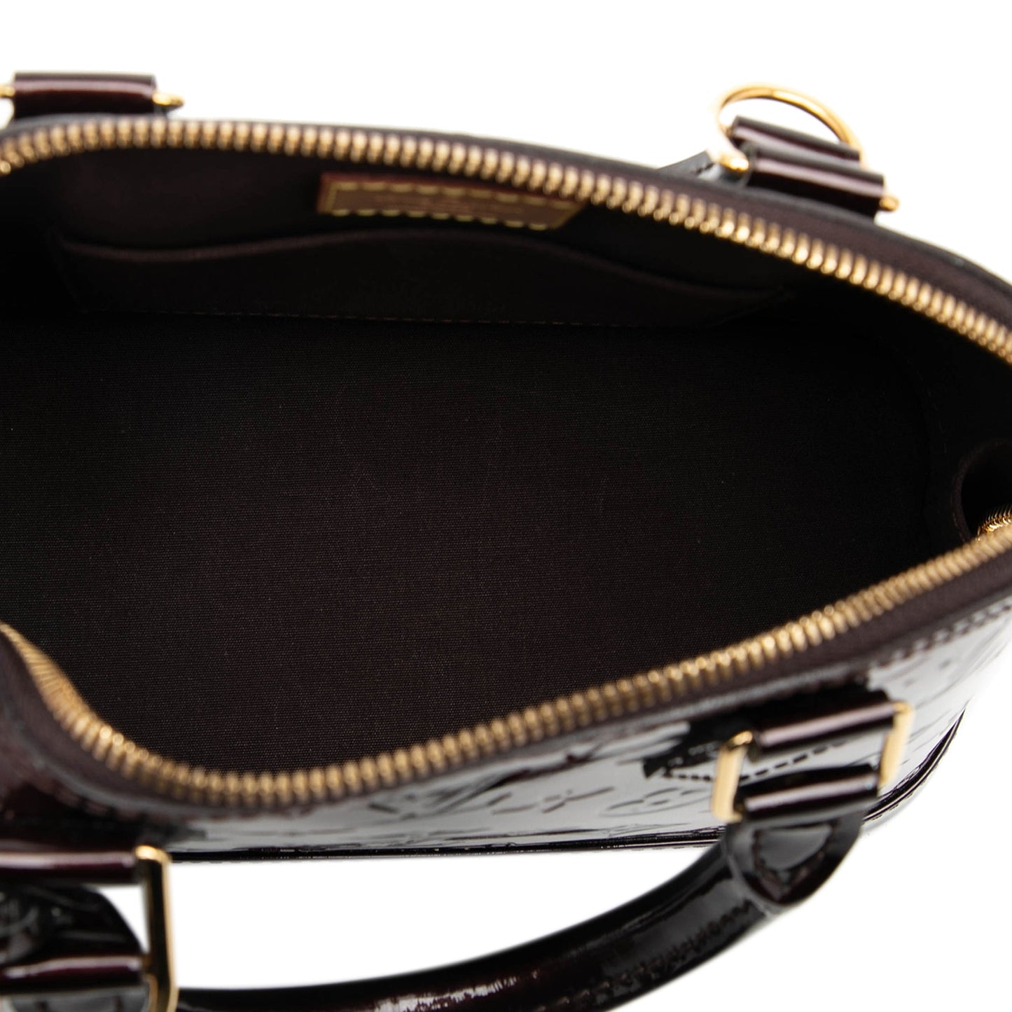 Louis Vuitton Monogram Rayures Vernis Alma BB