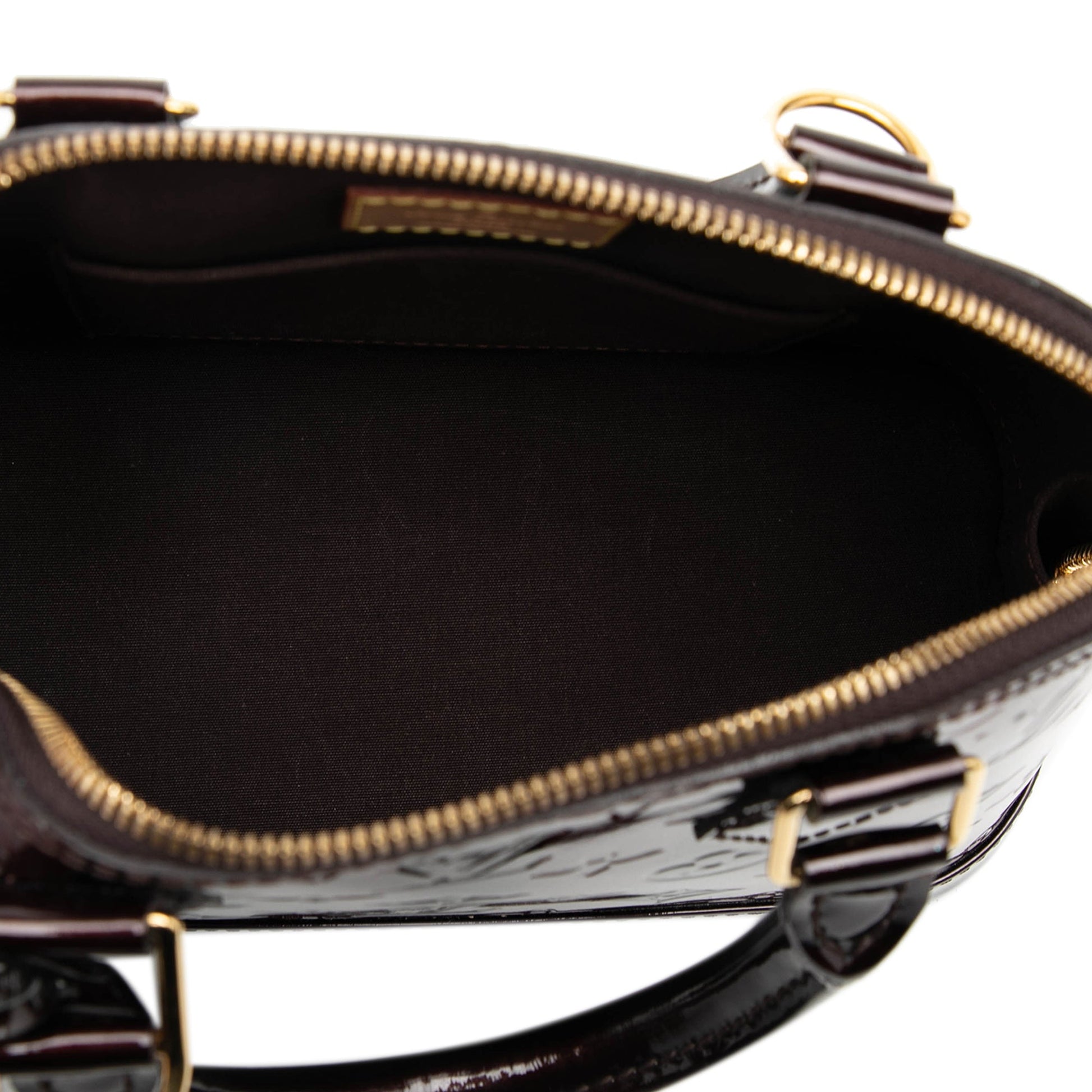 Louis Vuitton Monogram Rayures Vernis Alma BB