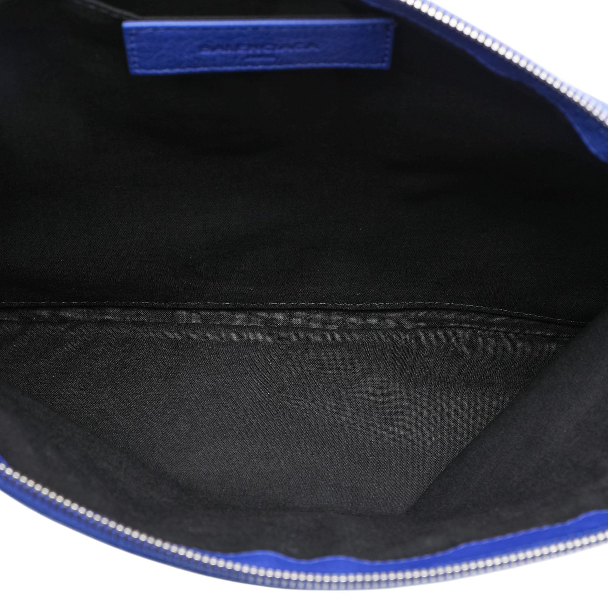 Balenciaga Lambskin Motocross Classic Clip L Clutch