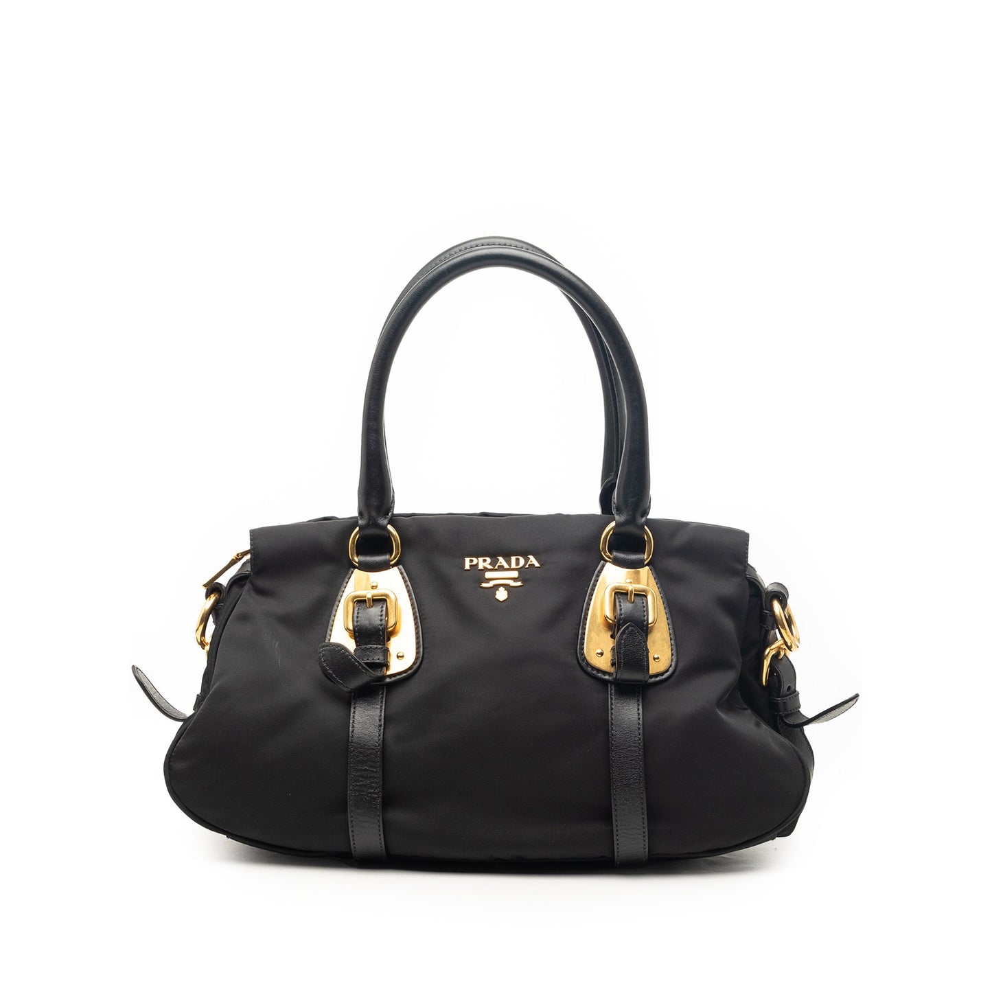 Soft Calf Trimmed Tessuto Satchel