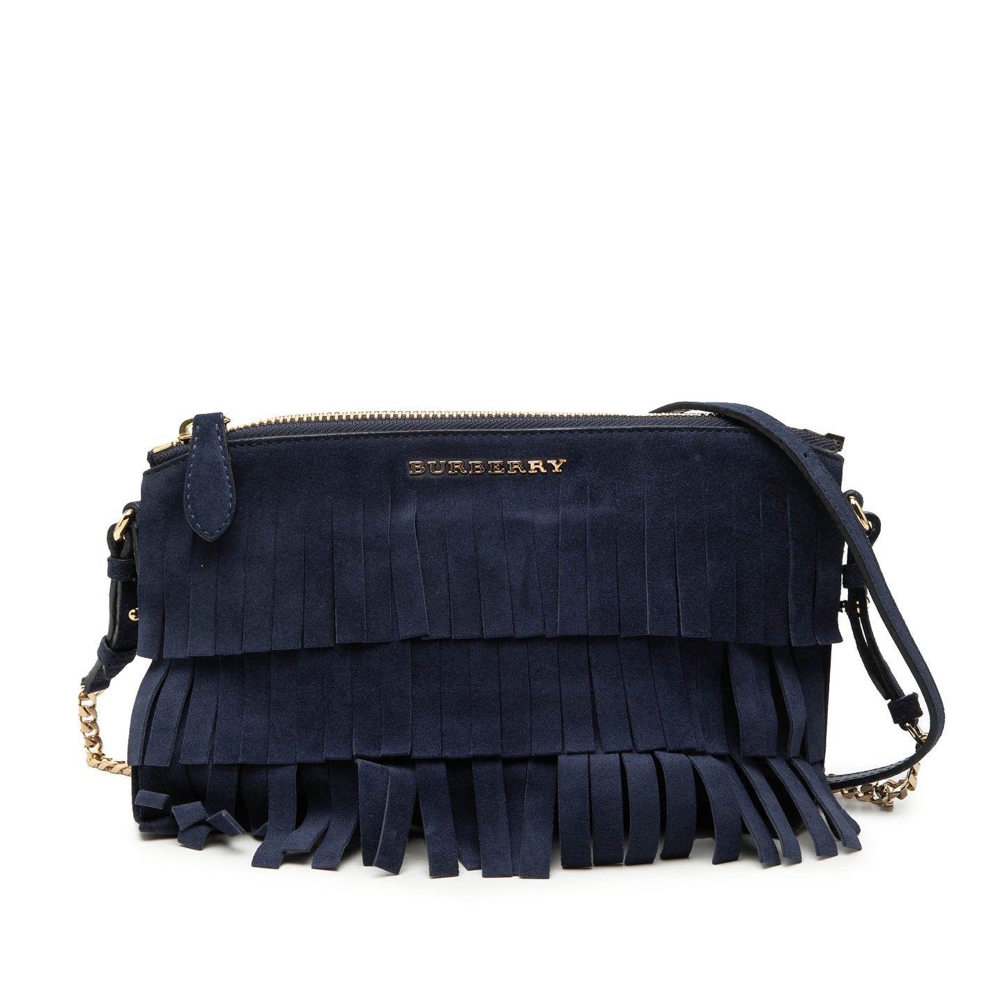 Burberry Suede Peyton Fringe Crossbody