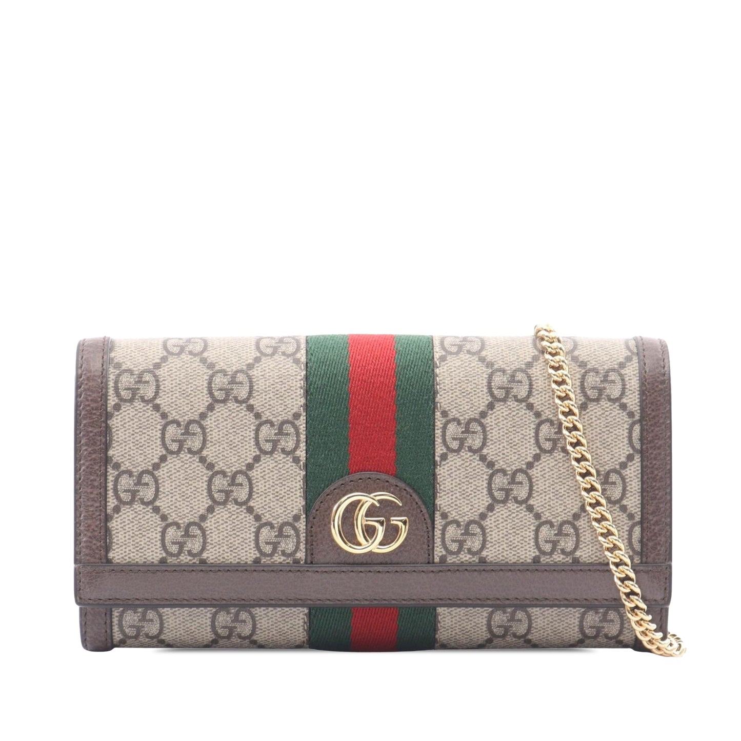 Gucci GG Supreme Web Ophidia Continental Wallet On Chain